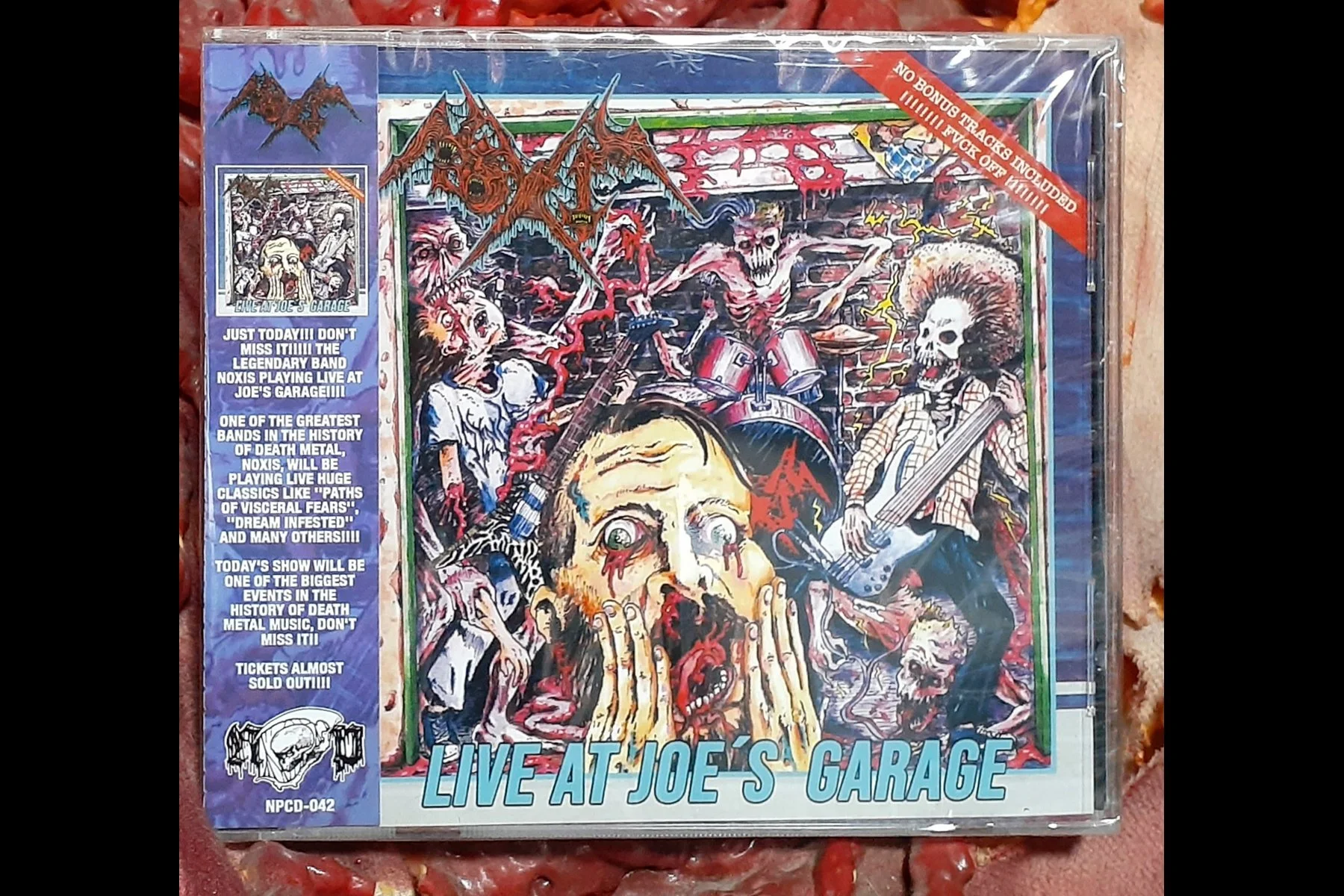 NOXIS - Live at Joe's Garage CD (brazil press) LTD 500