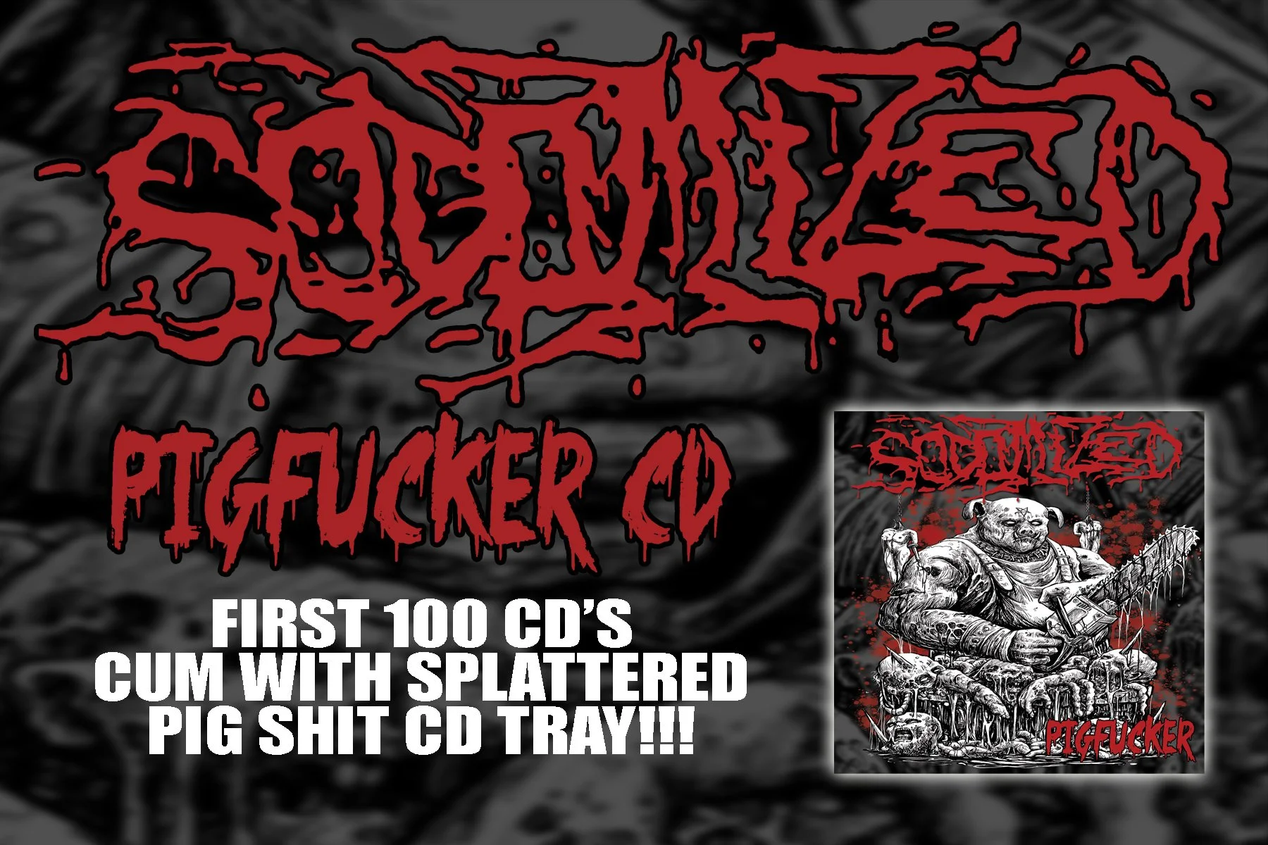 SODOMIZED - Pigfucker CD
