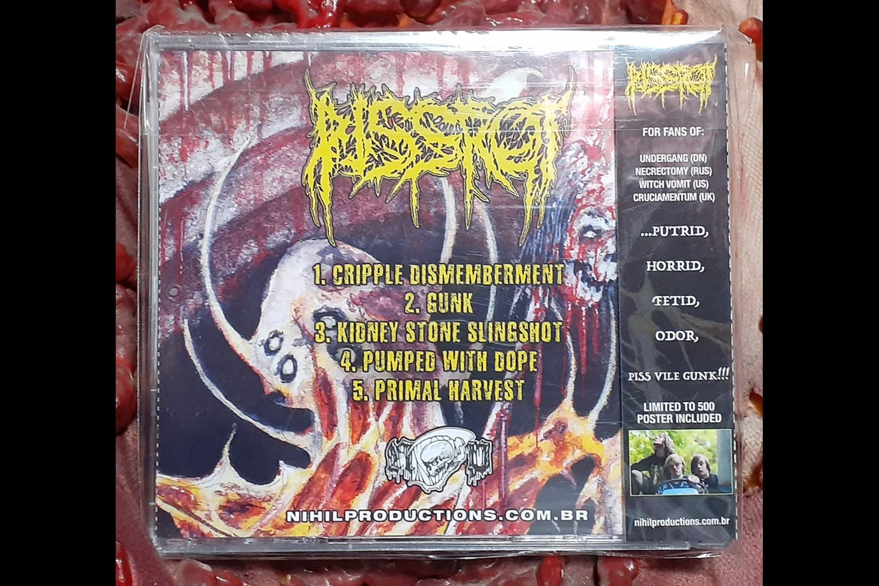 PISSROT - Piss Vile Gunk MCD LTD 500 BACK.jpg