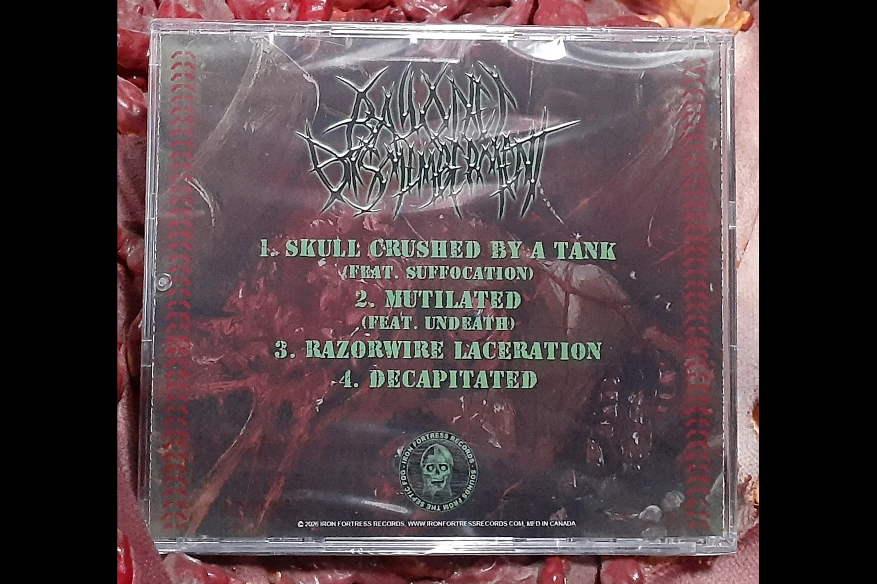 BAYONET DISMEMBERMENT - Skull Crushed by a Tank MCD BACK.jpg