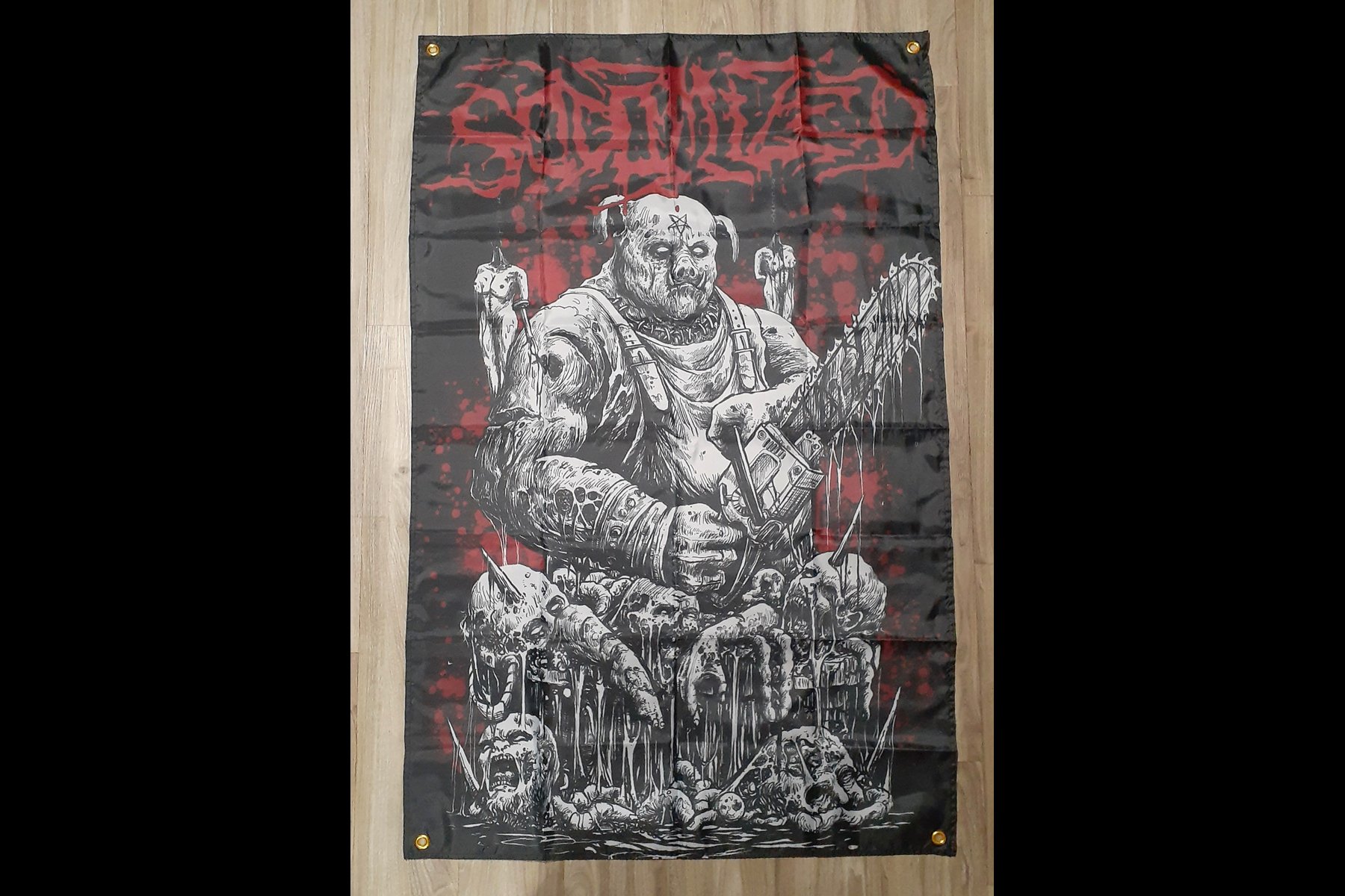 SODOMIZED "Pigfucker" 5x3 FLAG