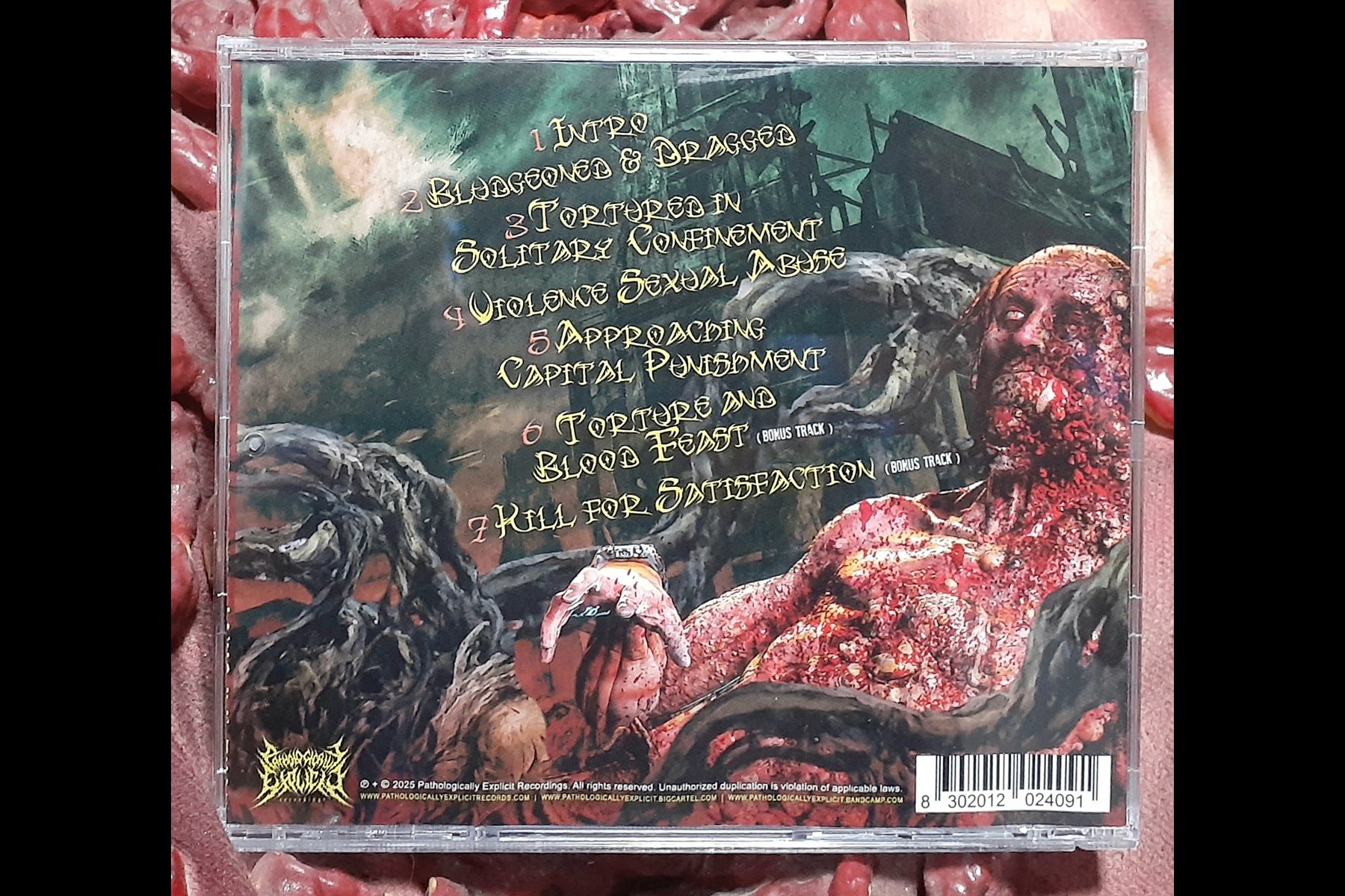GORE IMPURITY - Suffering on Earth Execution CD BACK .jpg