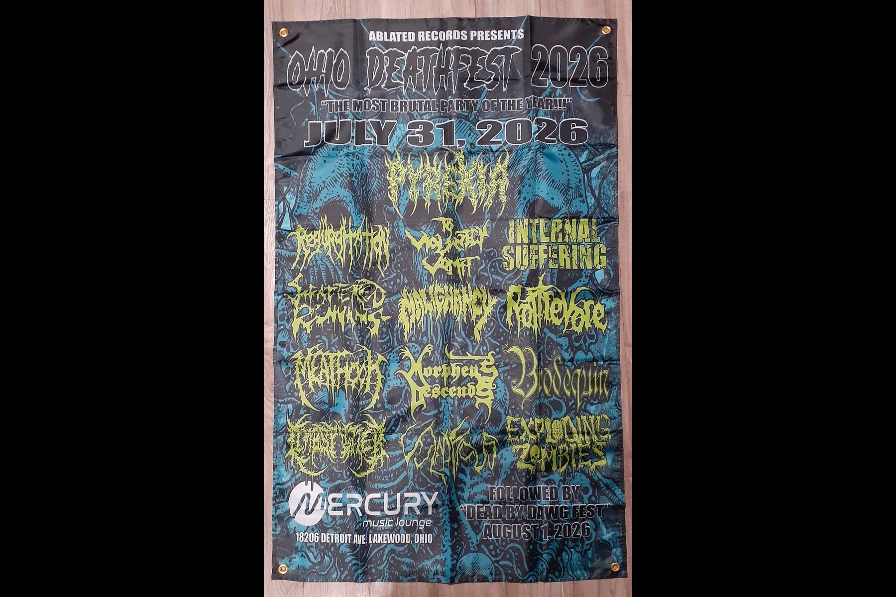 OHIO DEATHFEST 2026 5x3 FLAG