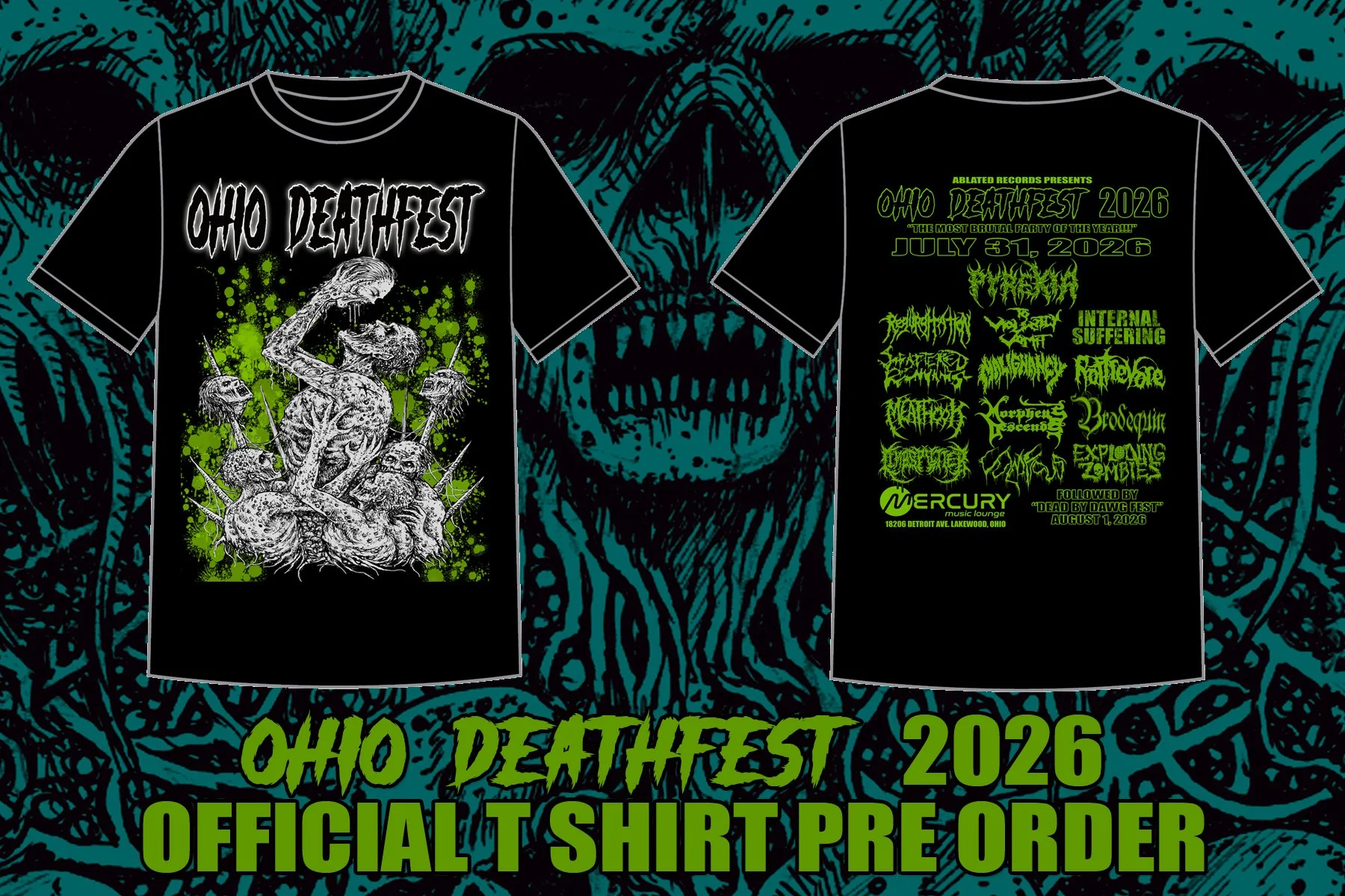 OHIO DEATHFEST 2026 OFFICIAL T SHIRT