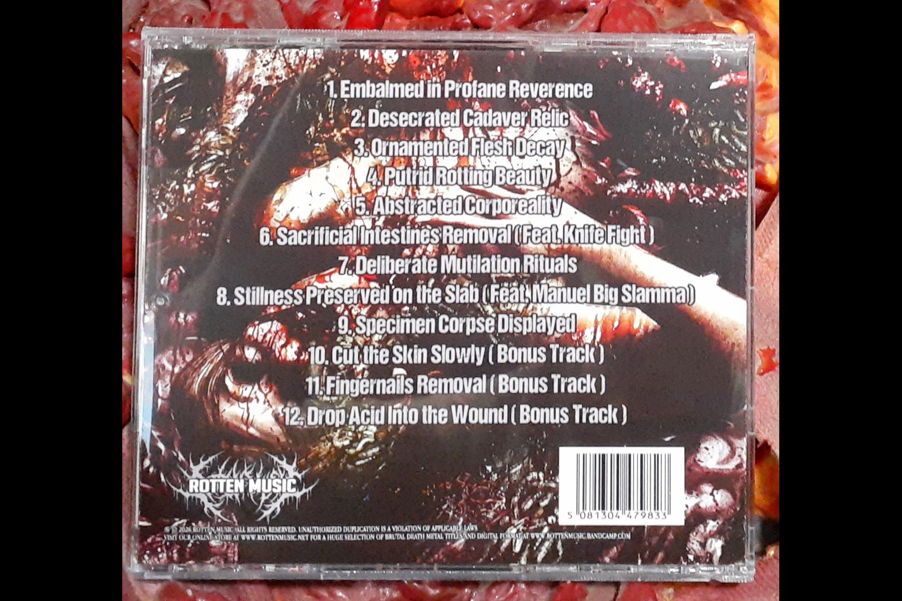 CARDIOMYOTOMY - Beautifying Loathsome Cadavers CD BACK.jpg