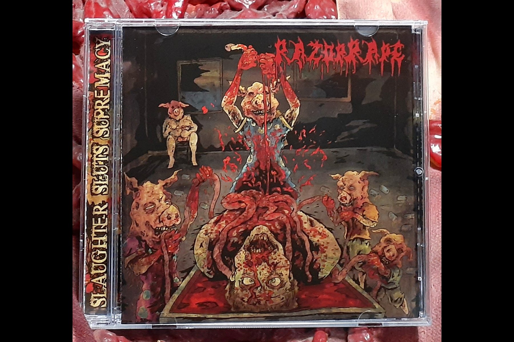 RAZOR RAPE – Slaughter Sluts Supremacy CD