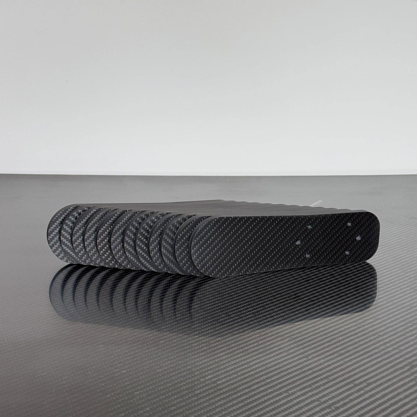 ⚠️🦶🏻Feet for crash test dummies!🦶🏻⚠️ Euro NCAP 🖤Machined from 8mm bespoke Satin Carbon Fibre #carbonfibre #carboncutuk #carbonfiber #robotics #manufacturing #electronics #crashtestdummies #destructivetesting