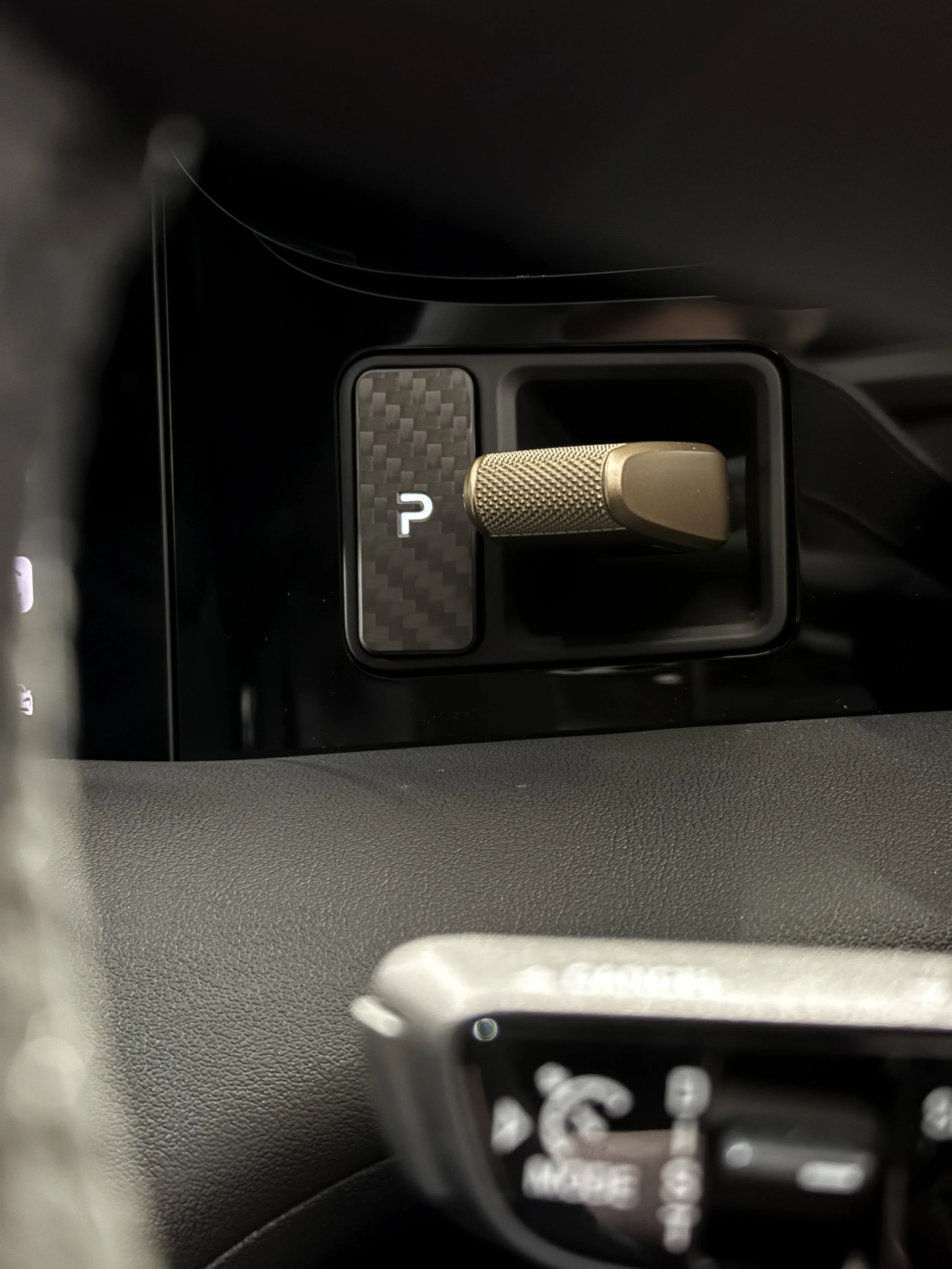 Carbon Porsche Taycan Park Facia