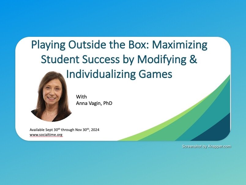Playing Outside the Box: Maximizing Student Success by Modifying & Individualizing Games