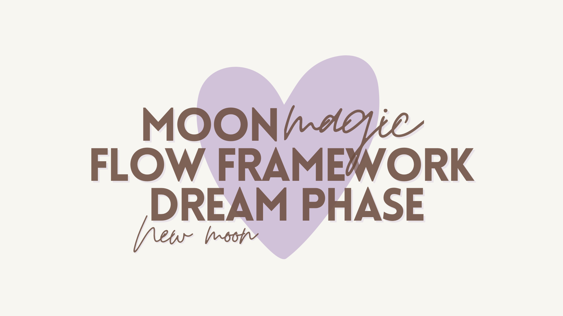 NEW MOON PHASE | DREAM