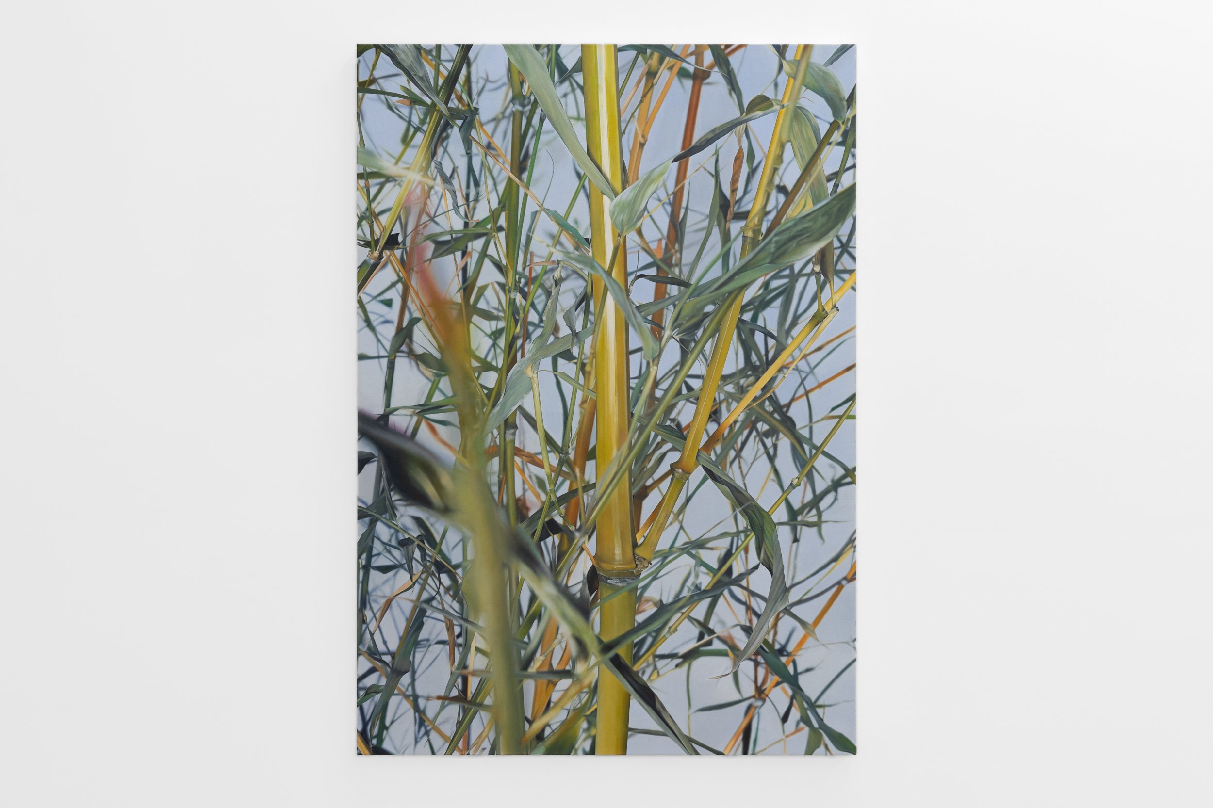 Alan Michael
 A home to outsiders of all kinds with their parties their label , 2025
Oil on canvas
57 x 40 1/8 inches
145 x 102 cm