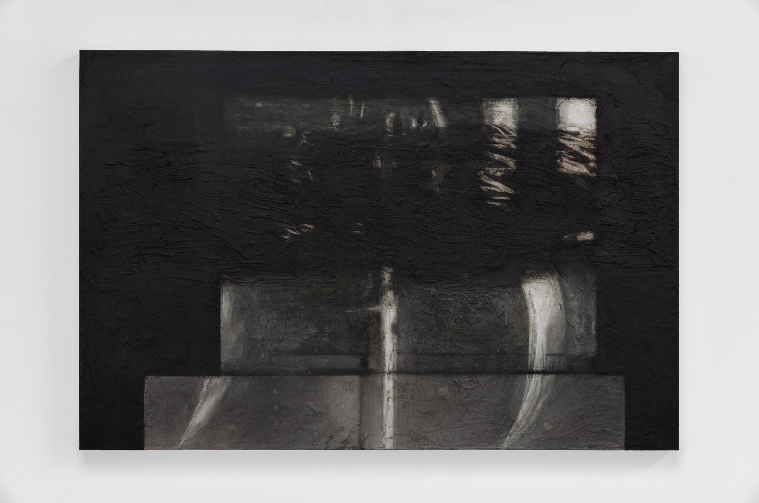 Raha Raissnia
 Untitled , 2018
Oil, pigment, gel medium, graphite on wood
24 x 36 inches
61 x 91.4 cm