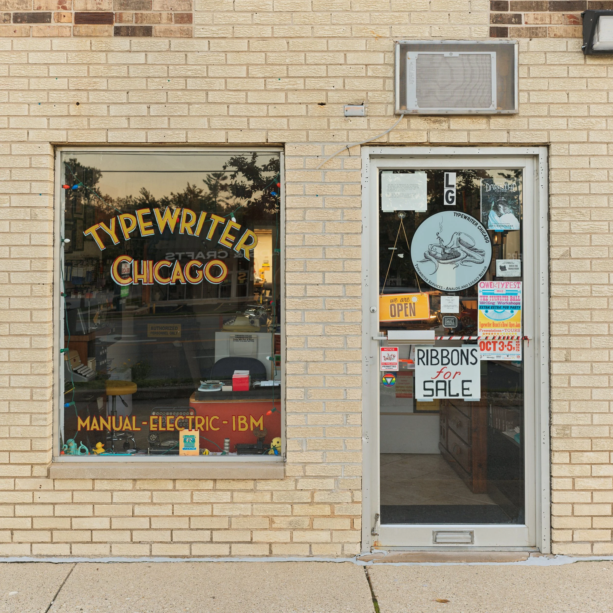 Typewriter Chicago Storefront as of October 2026