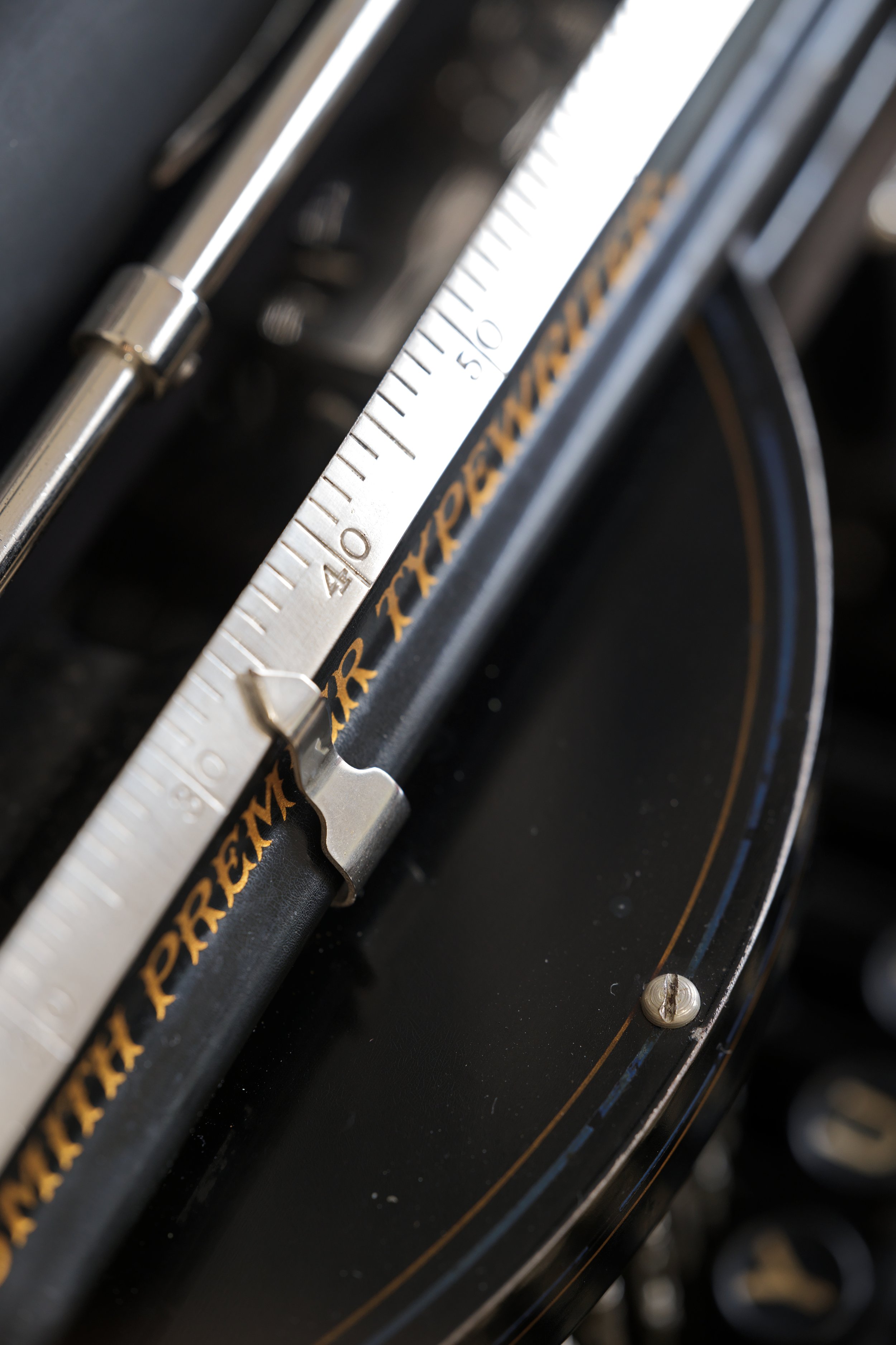 1890 Smith Premier Number 2 typewriter top plate