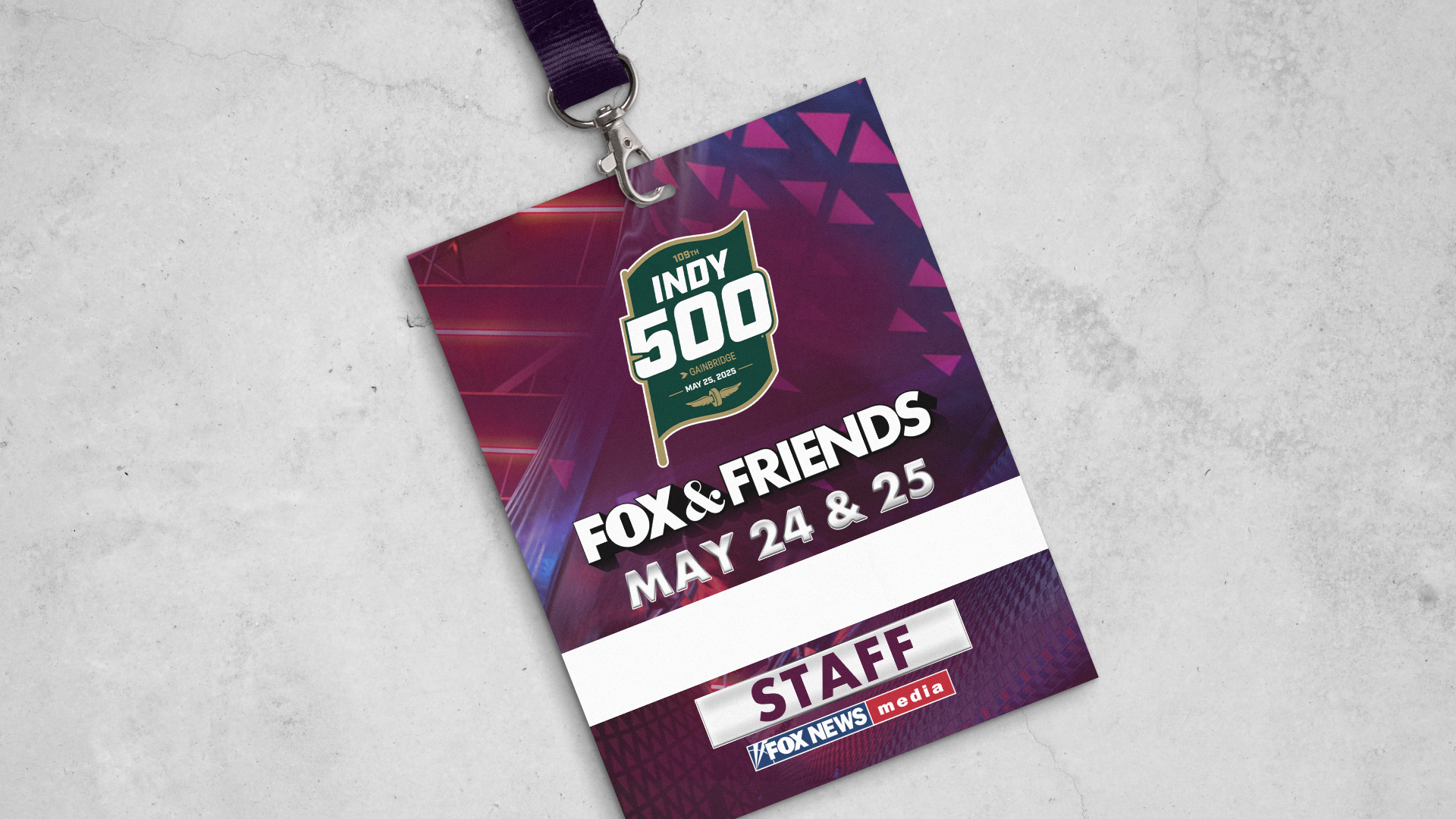 Event Credentials  |  Print