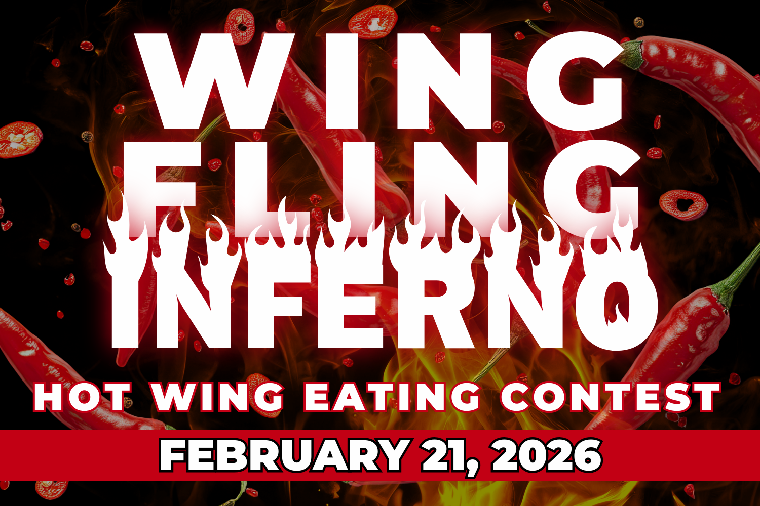Wing Fling Inferno &amp; Hot Wing Eating Contests