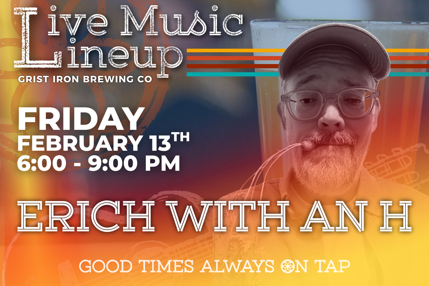 Live Music: Erich with an H