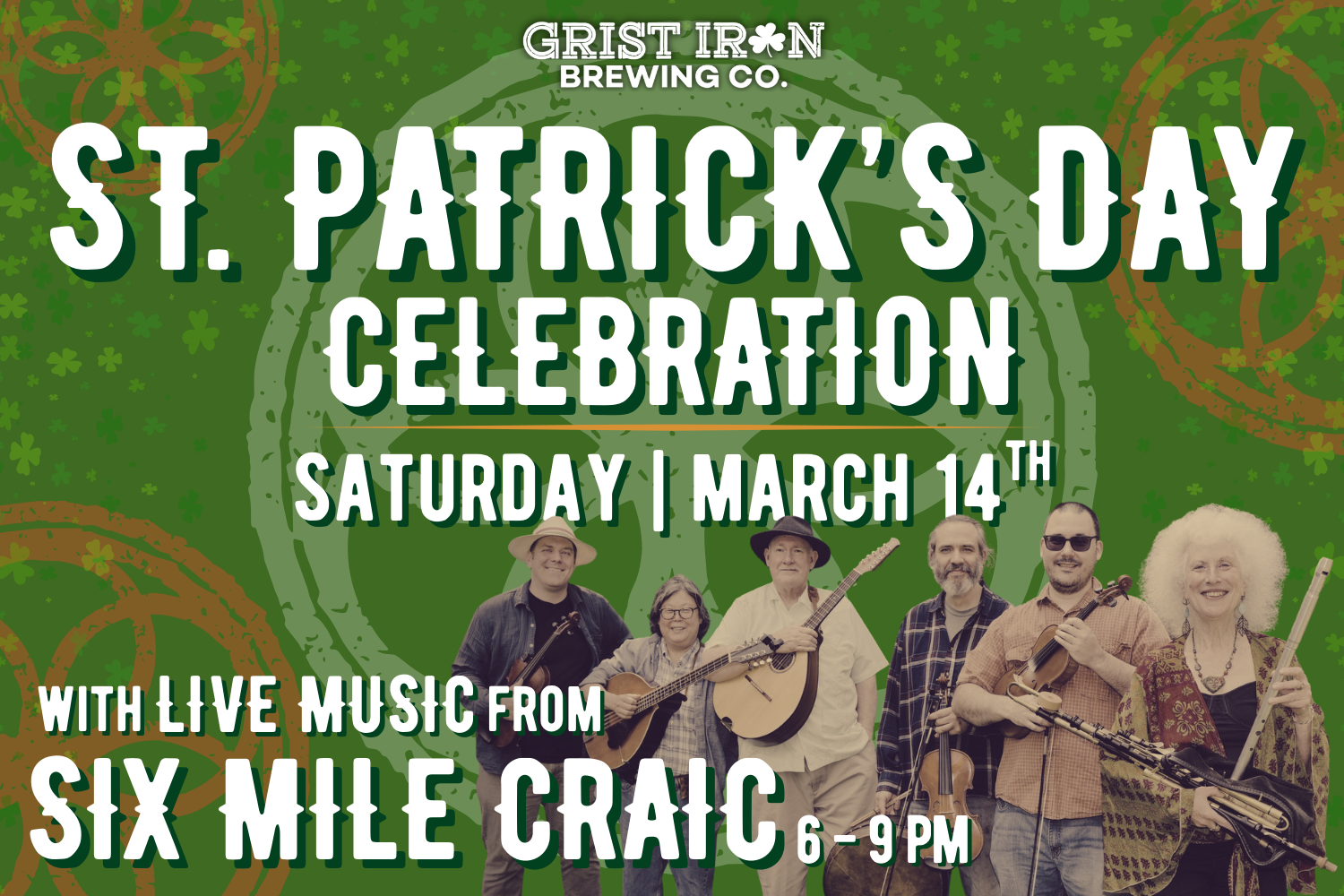 Grist Iron's 2026 St. Patrick's Day Celebration