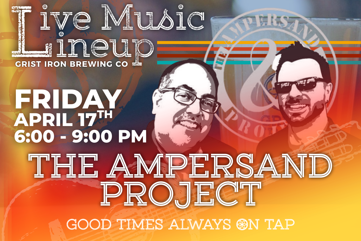 Live Music Lineup: The Ampersand Project 