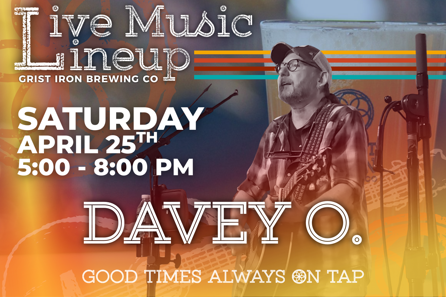 Live Music Lineup: Davey O.