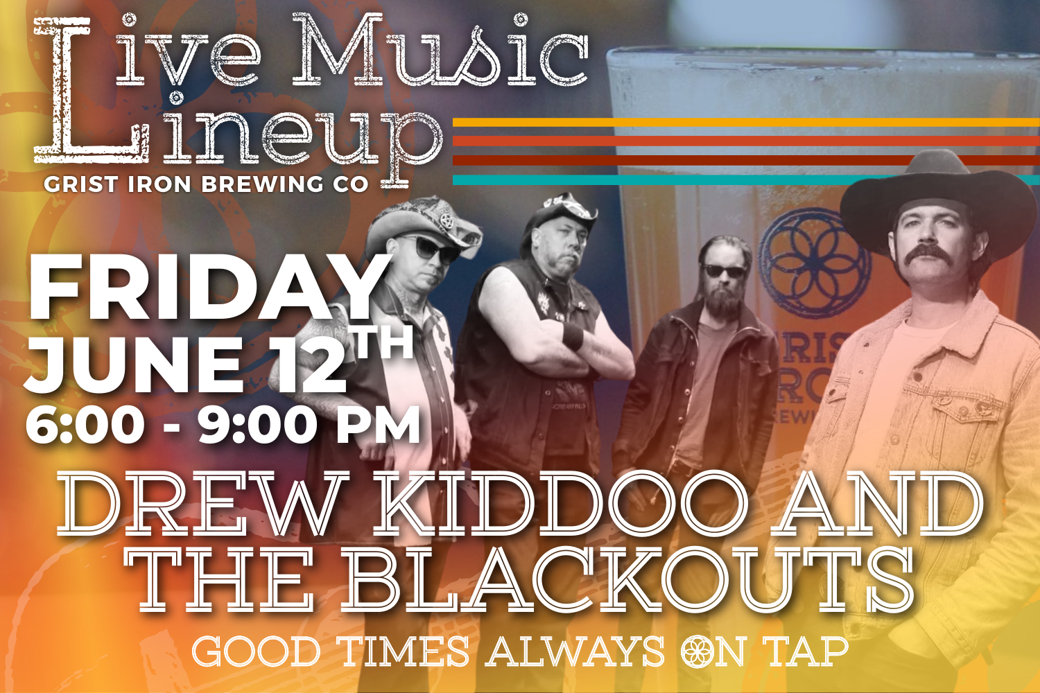 Live Music: Drew Kiddoo and The Blackouts