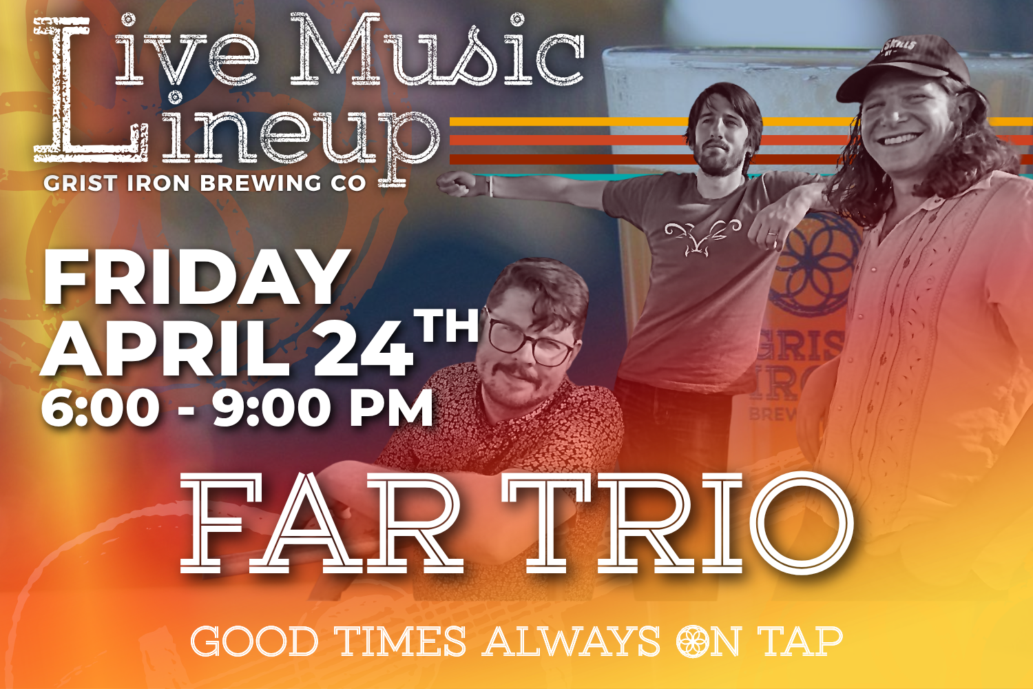 Live Music Lineup: FAR Trio