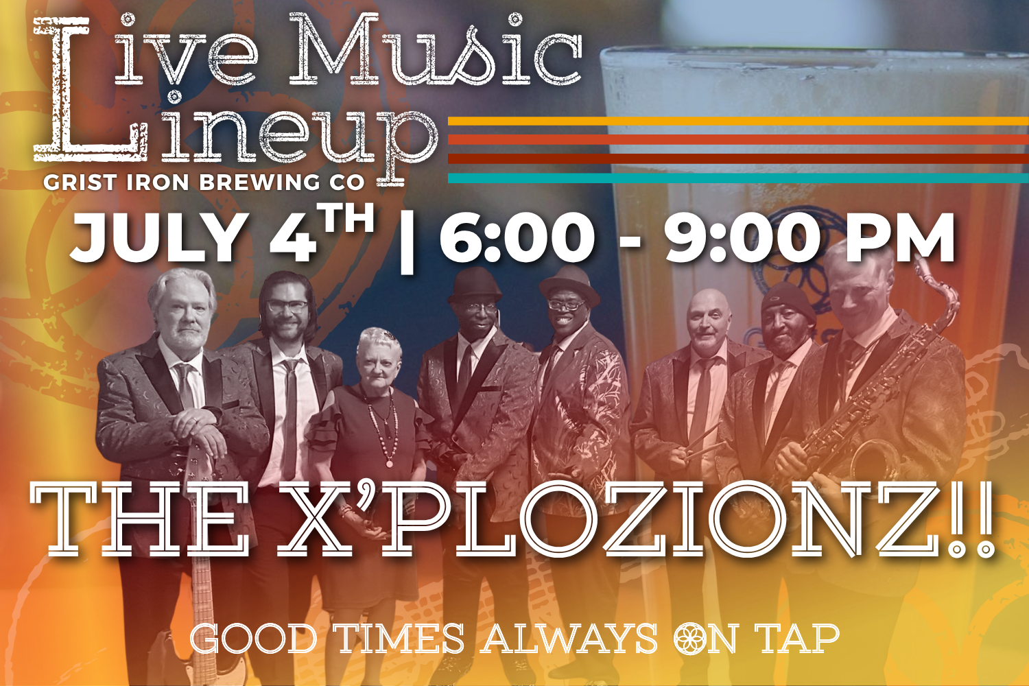 Live Music Lineup: The X'Plozionz!