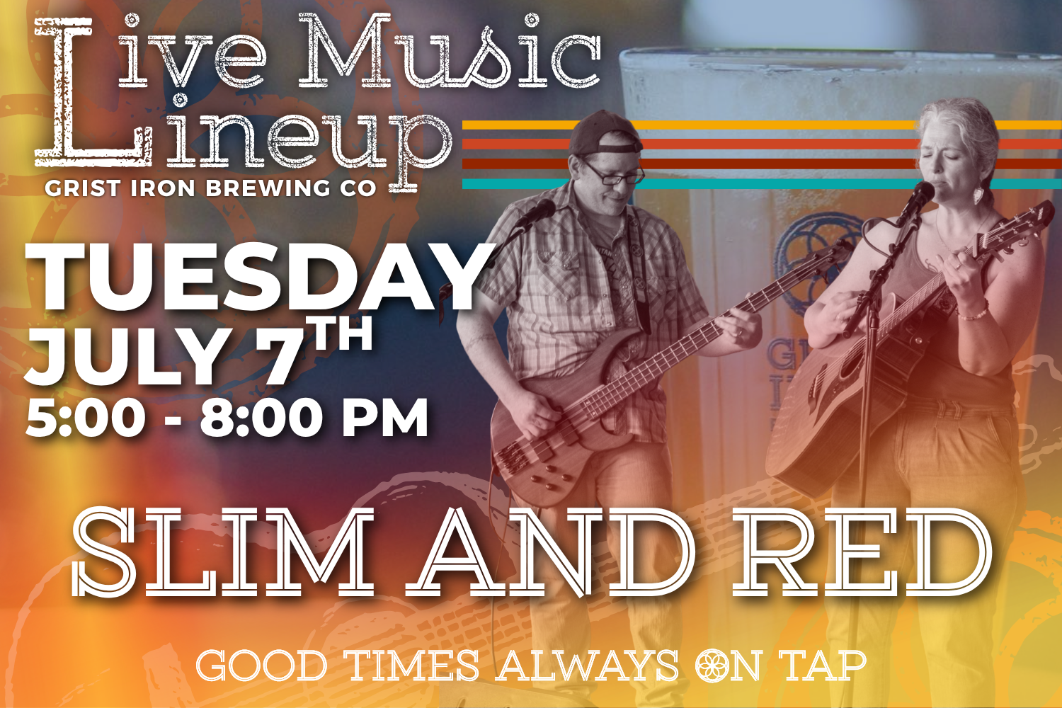 Live Music Lineup: Slim and Red