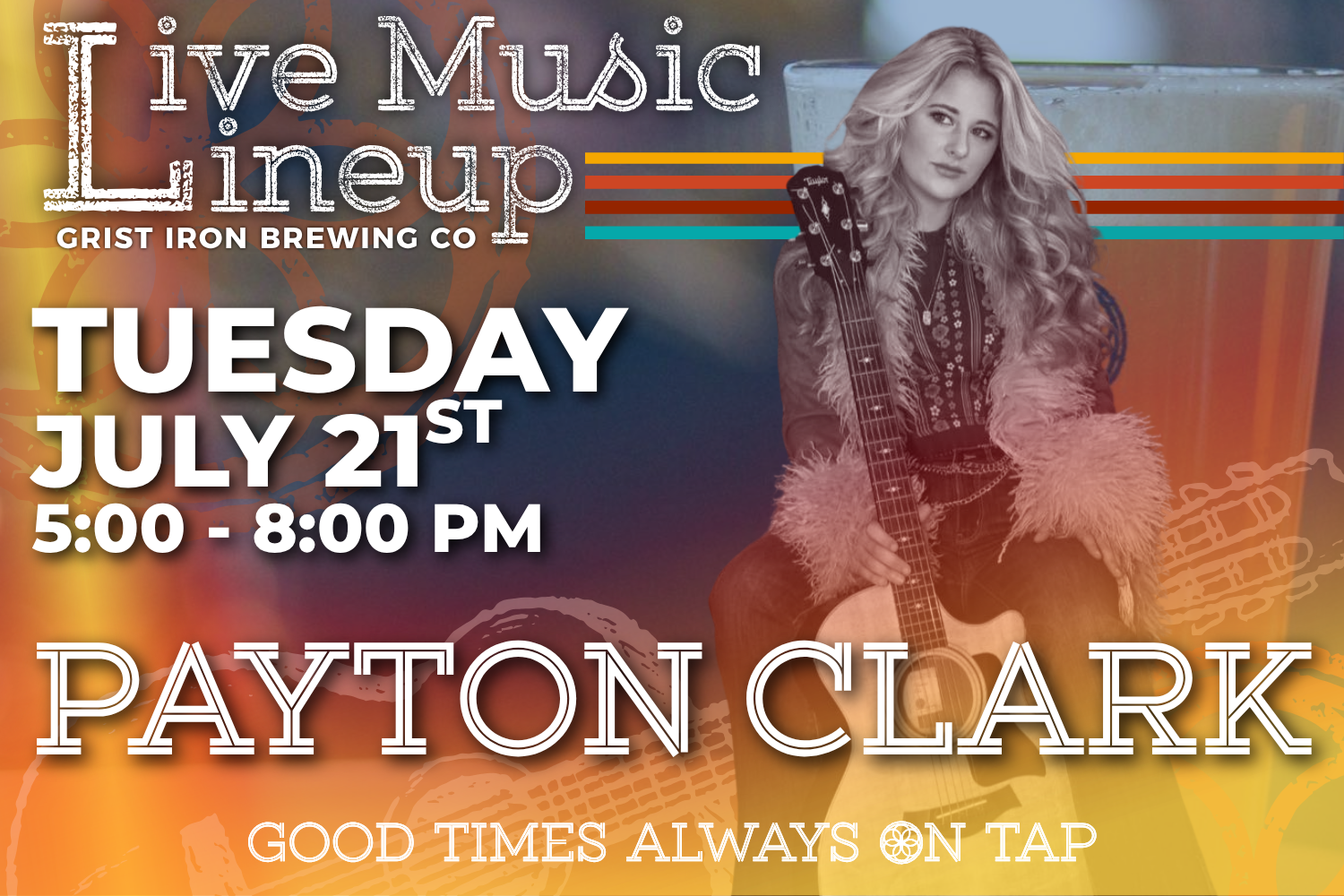 Live Music Lineup: Payton Clark