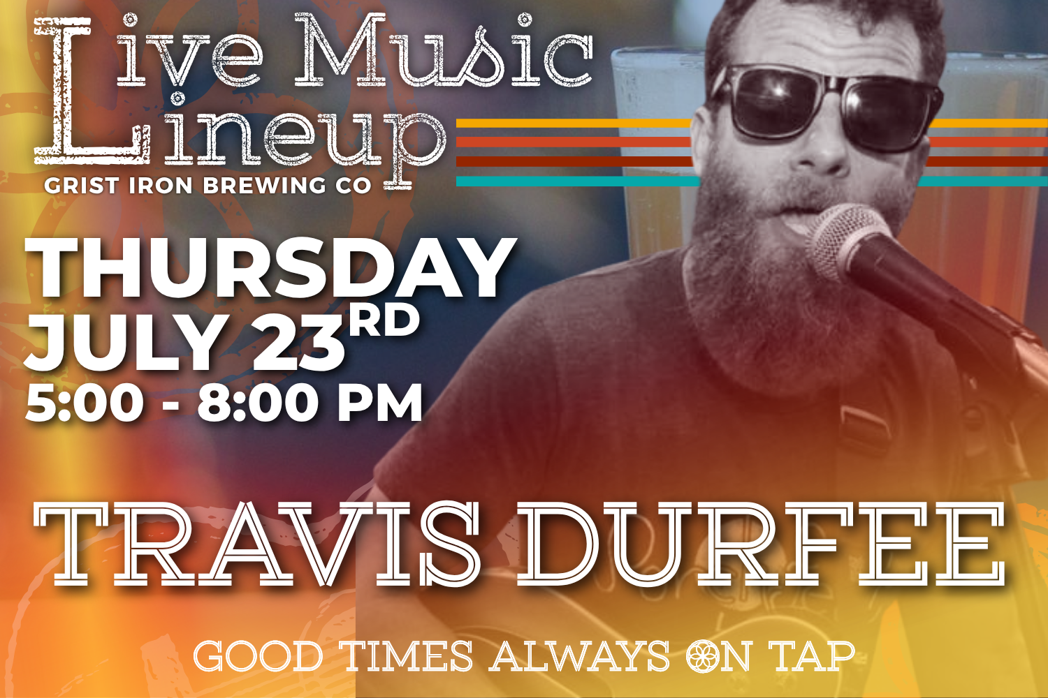 Live Music Lineup: Travis Durfee
