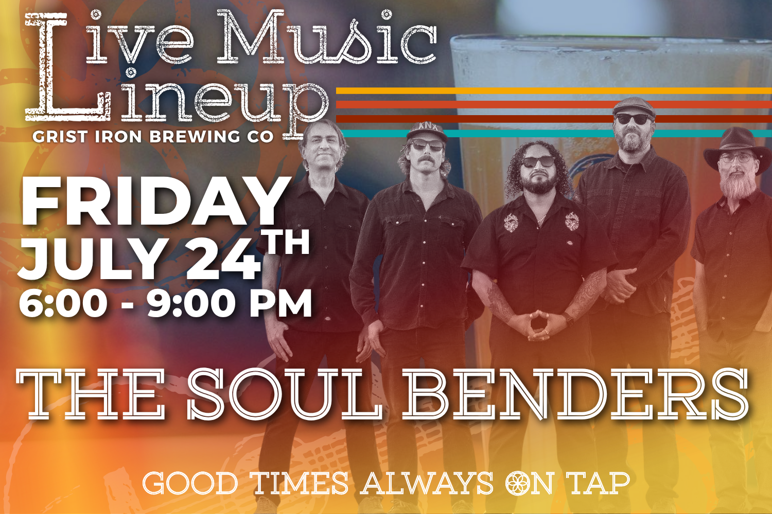 Live Music Lineup: The Soul Benders