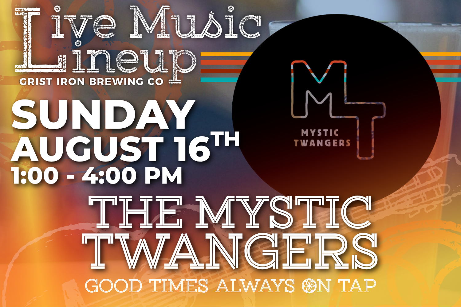 Live Music Lineup: The Mystic Twangers