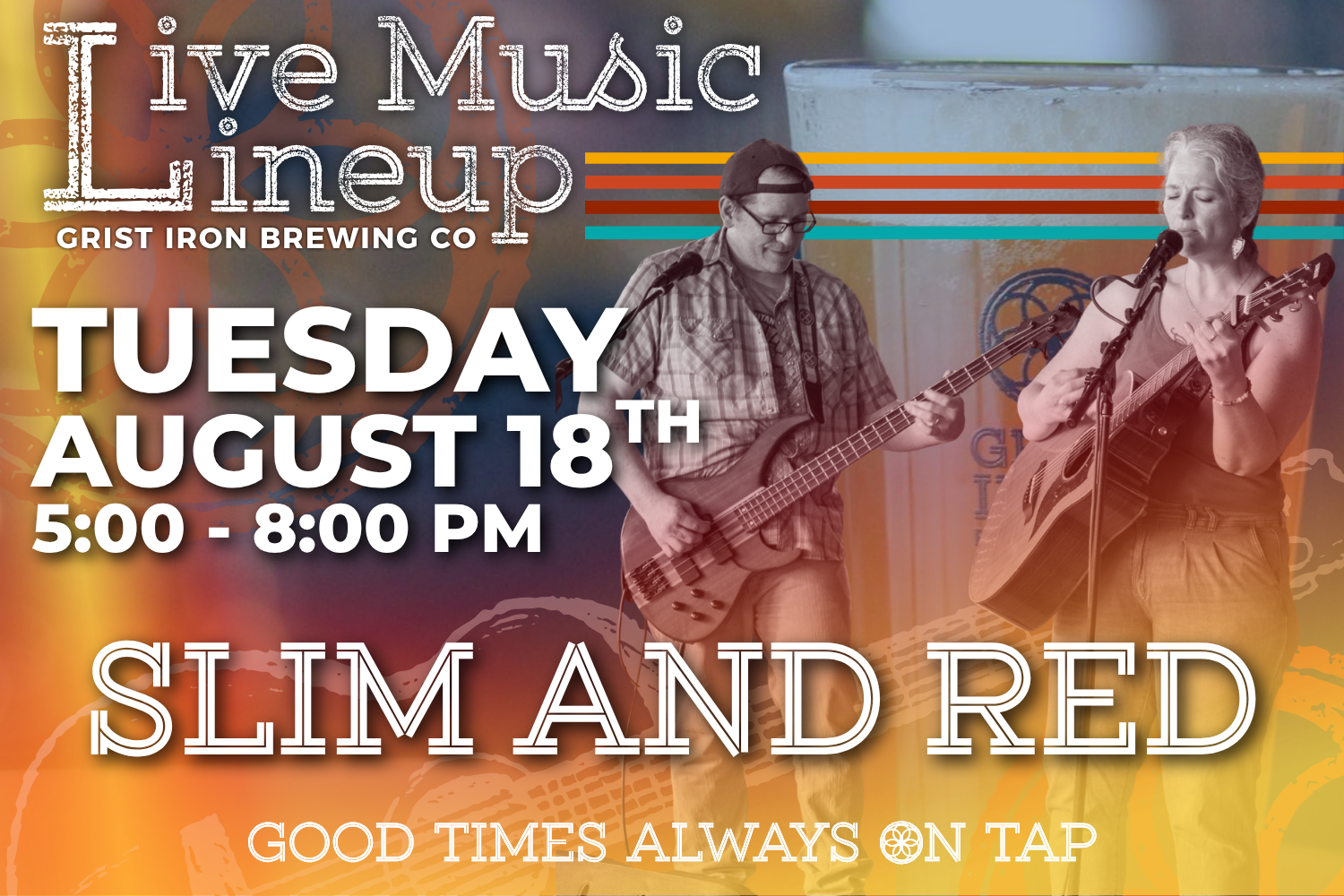 Live Music Lineup: Slim and Red