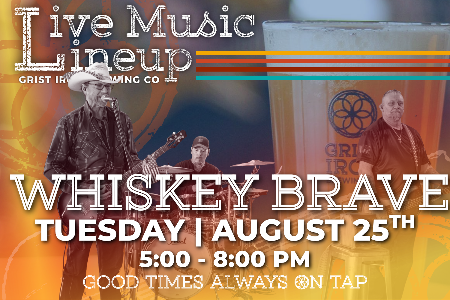 Live Music Lineup: Whiskey Brave