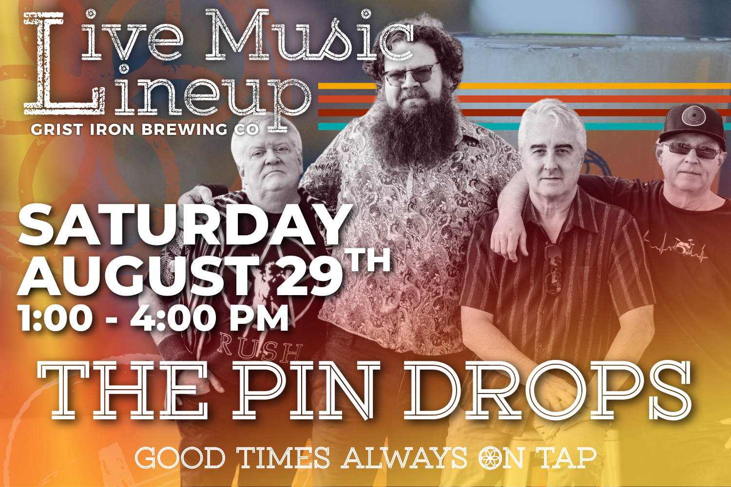 Live Music Lineup: The Pin Drops