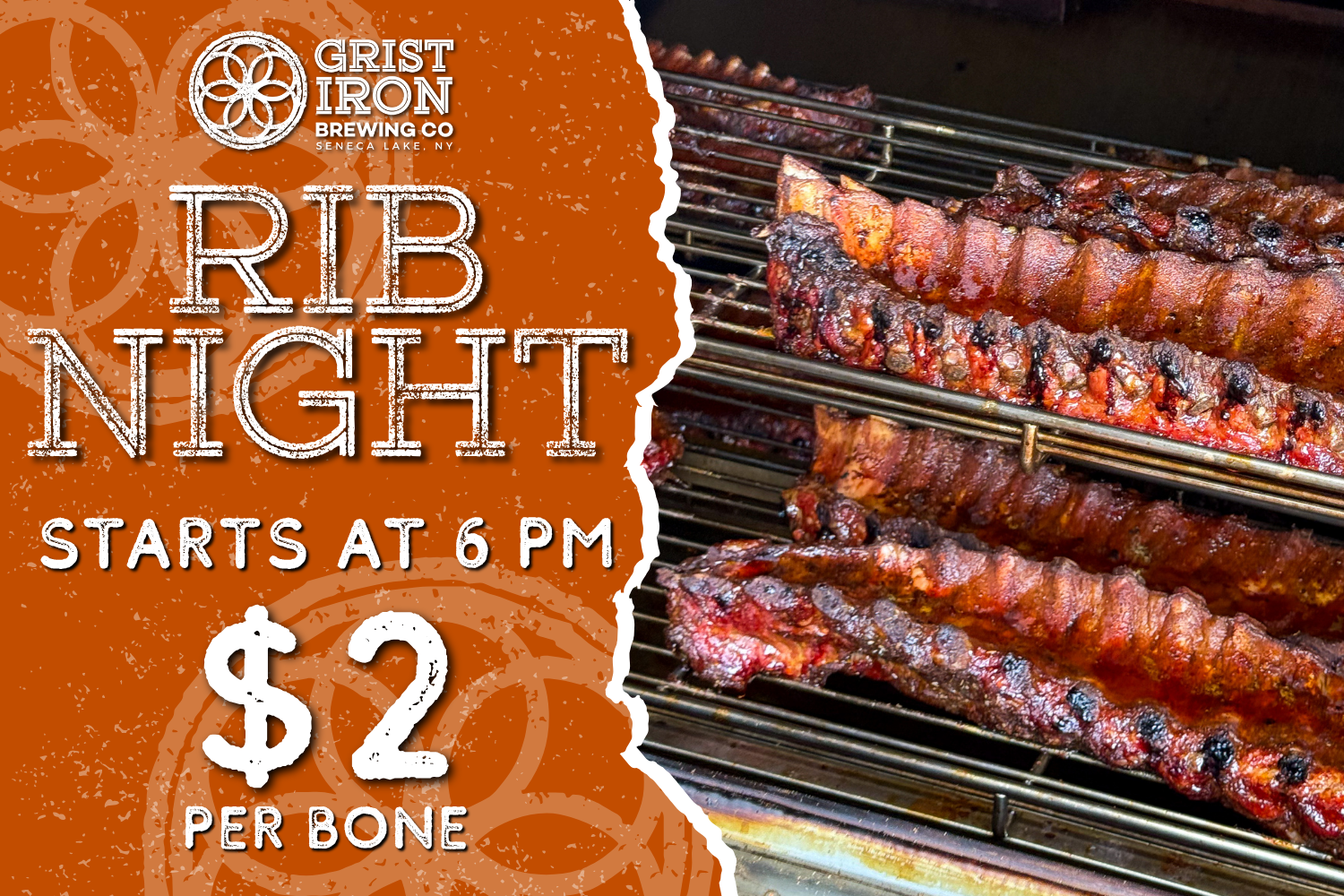 Rib Night at Grist Iron Brewing Company