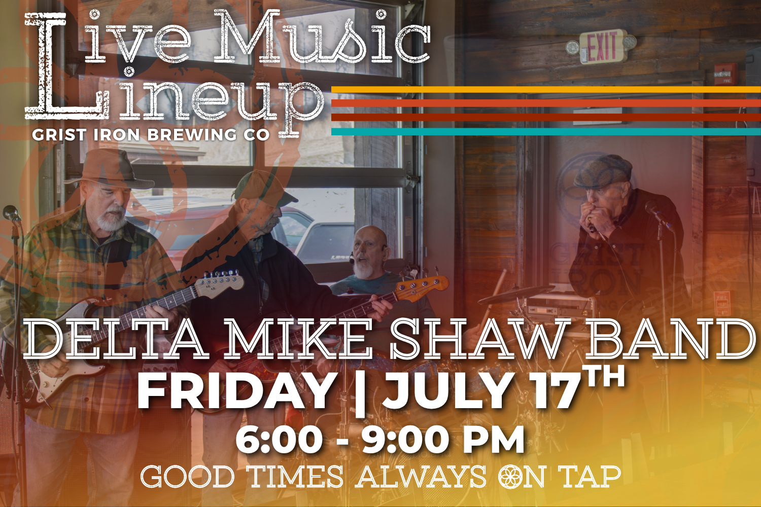 Live Music Lineup: Delta Mike Shaw Band