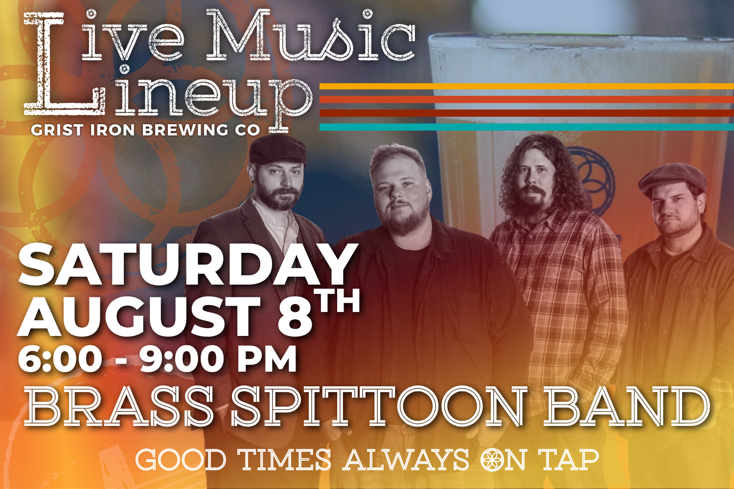 Live Music Lineup: Brass Spittoon Band