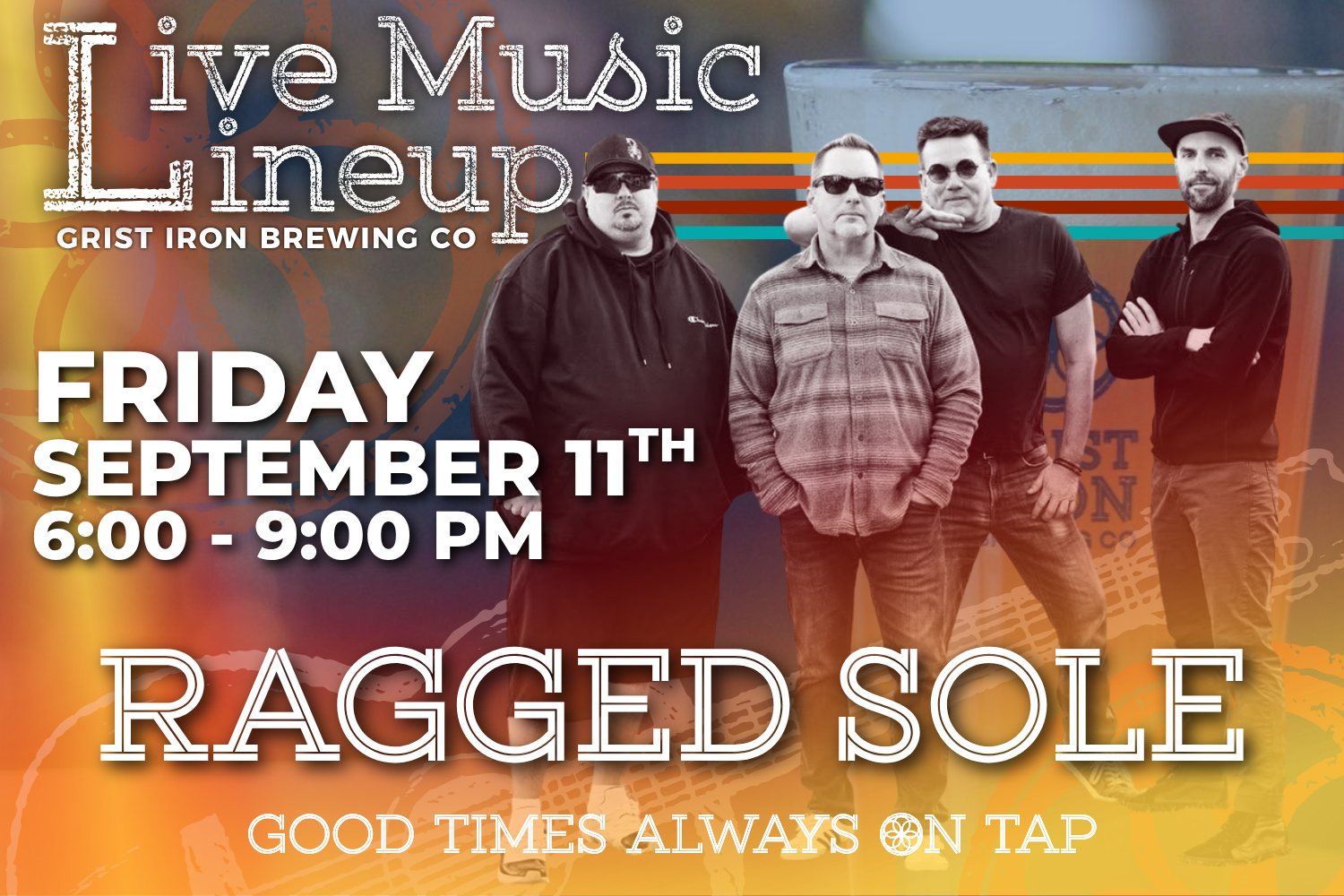 Live Music Lineup: Ragged Sole