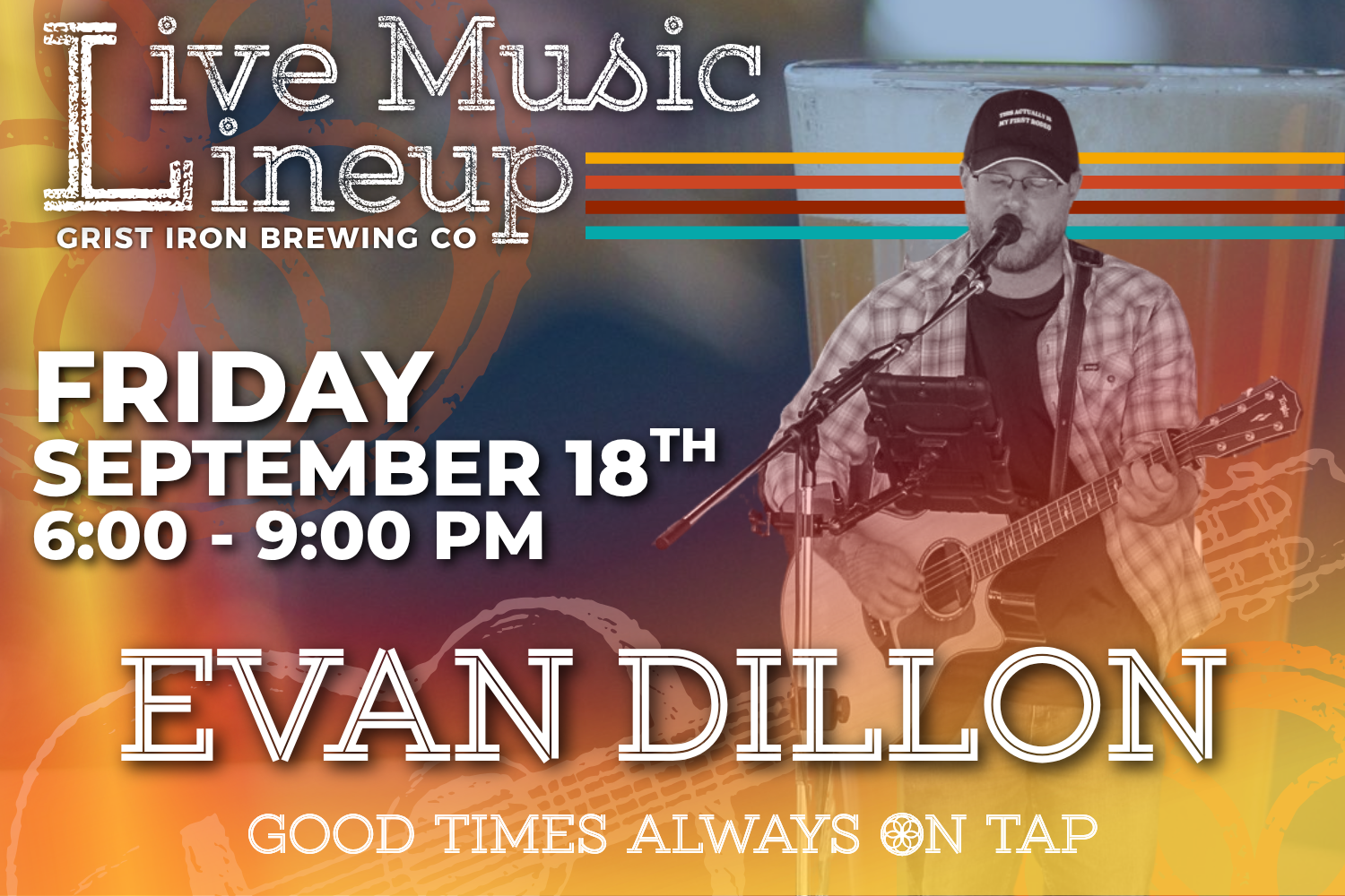 Live Music Lineup: Evan Dillon
