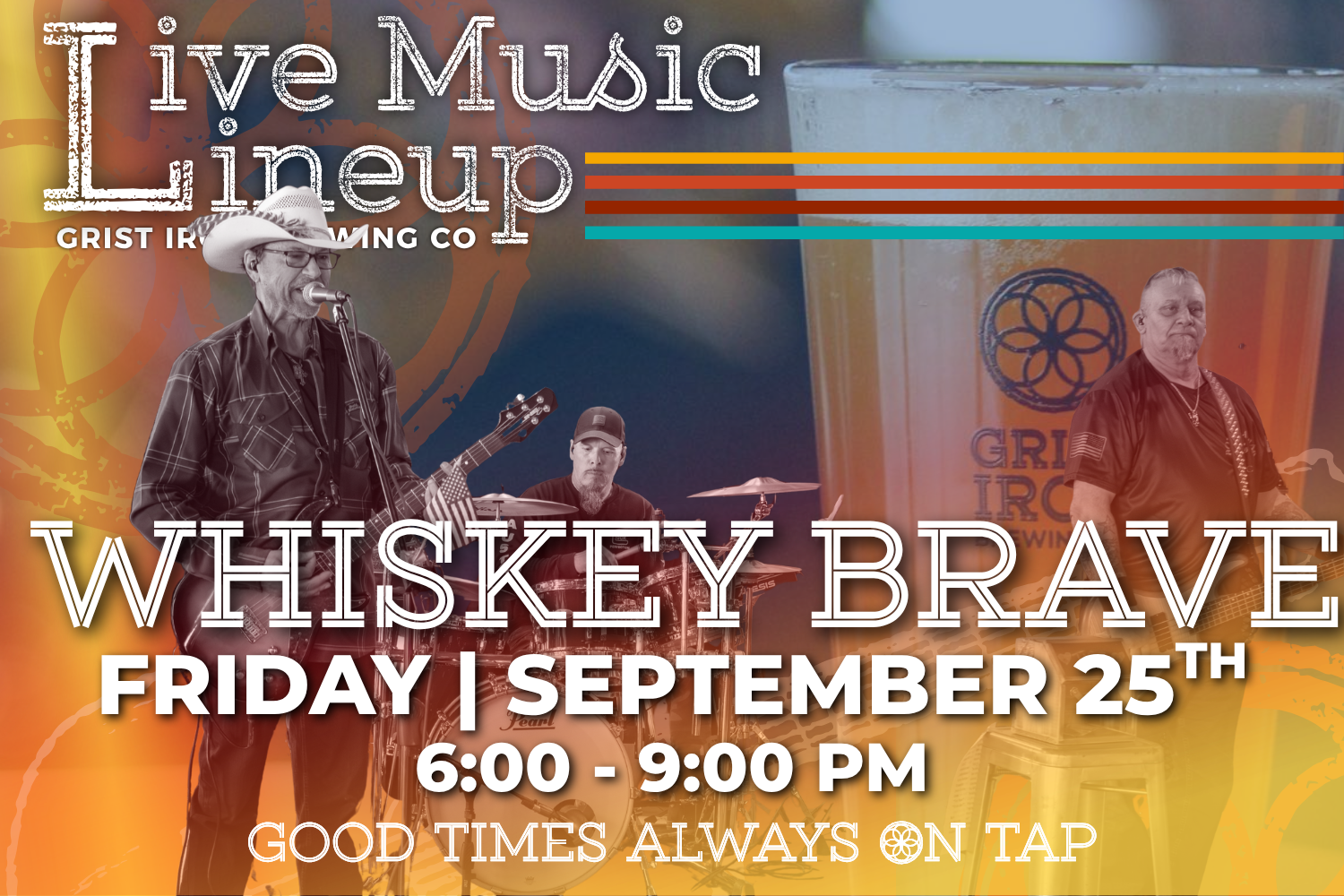 Live Music Lineup: Whiskey Brave