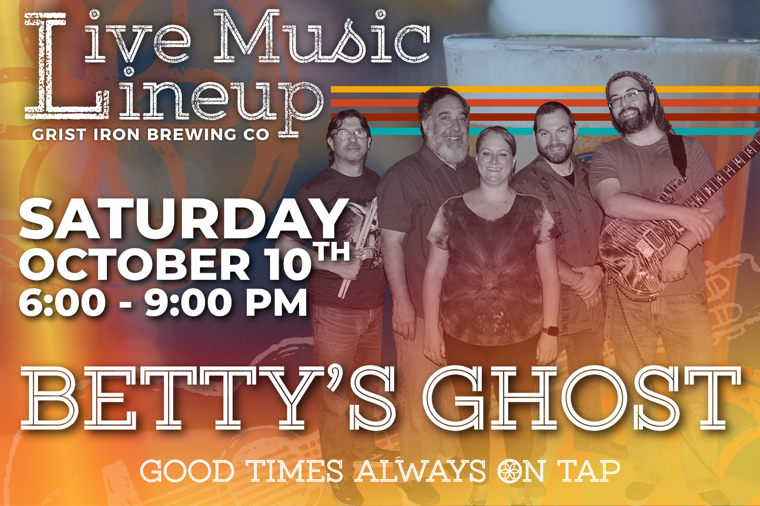 Live Music Lineup: Betty's Ghost
