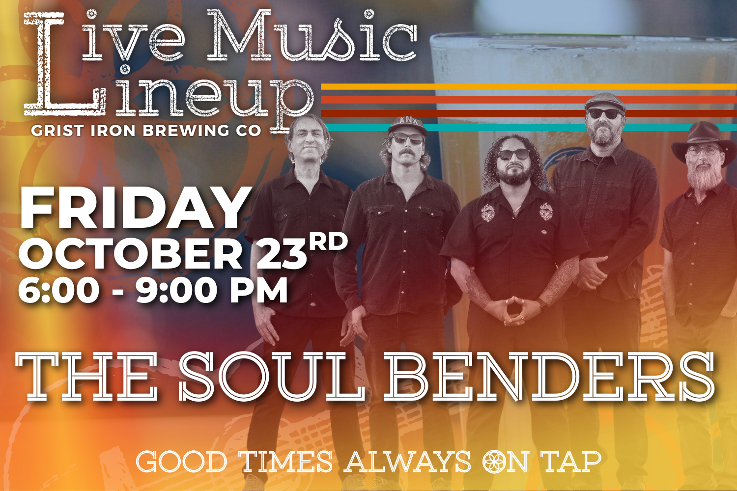 Live Music Lineup: The Soul Benders