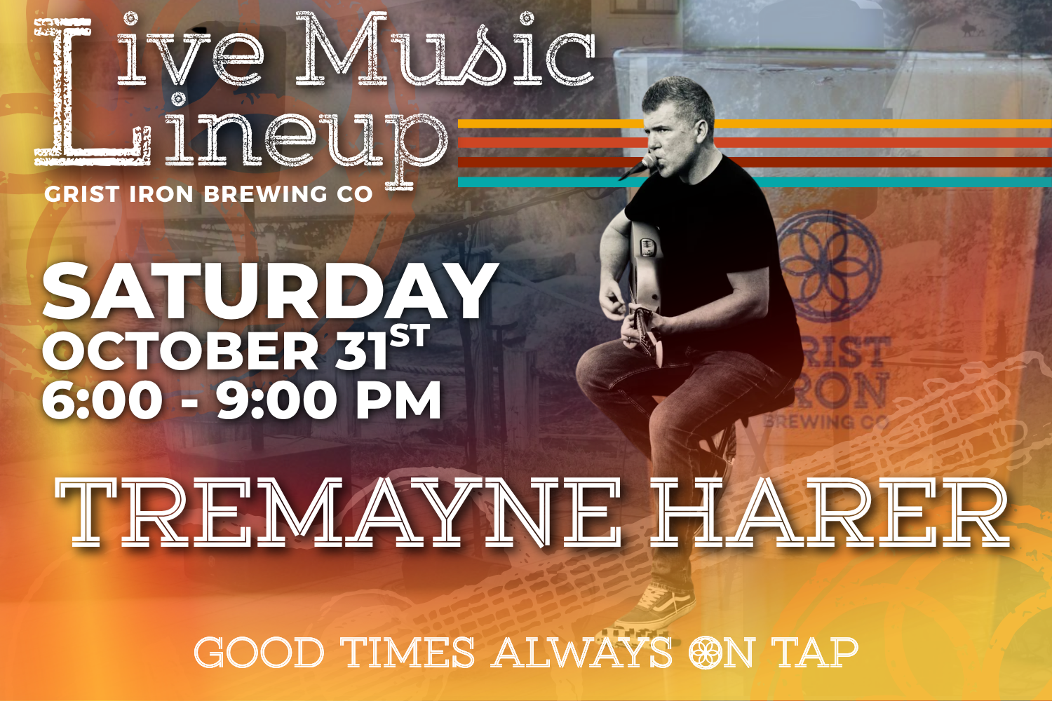 Live Music Lineup: Tremayne Harer