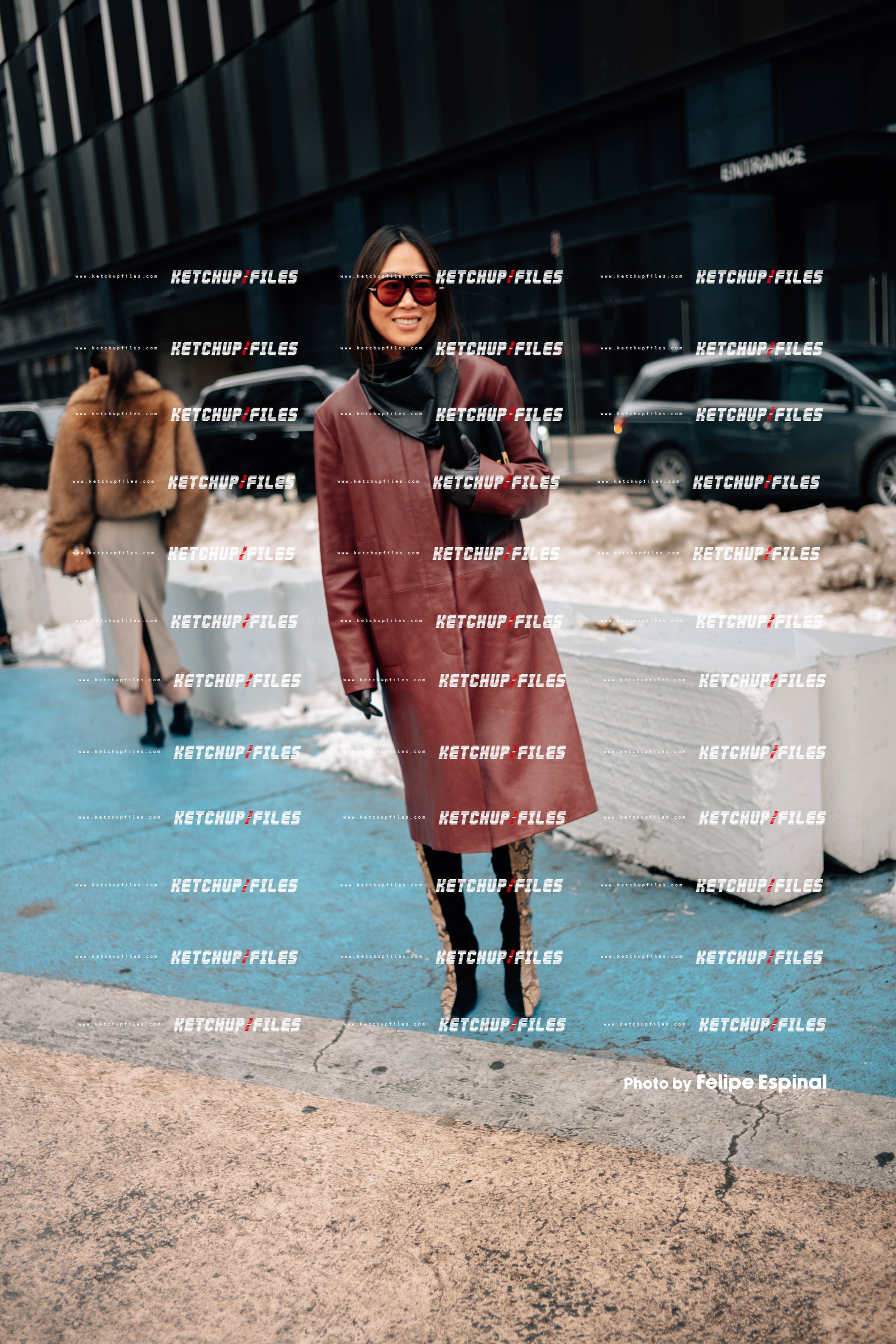 Street Style Photo of Aimee Song at the Proenza Schouler FW26 New York Fashion Week Show