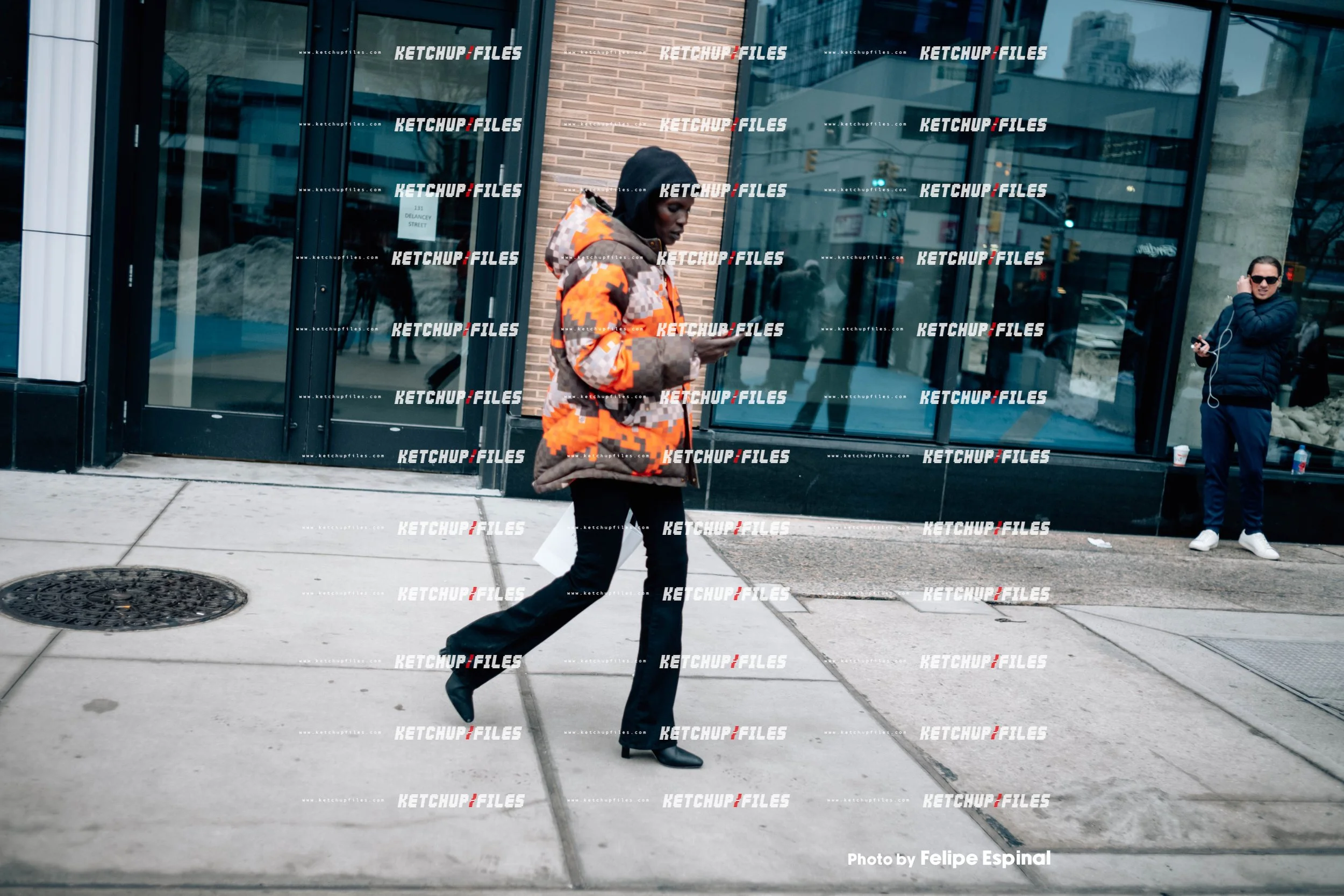 Street Style Photo of Achok at the Proenza Schouler FW26 New York Fashion Week Show
