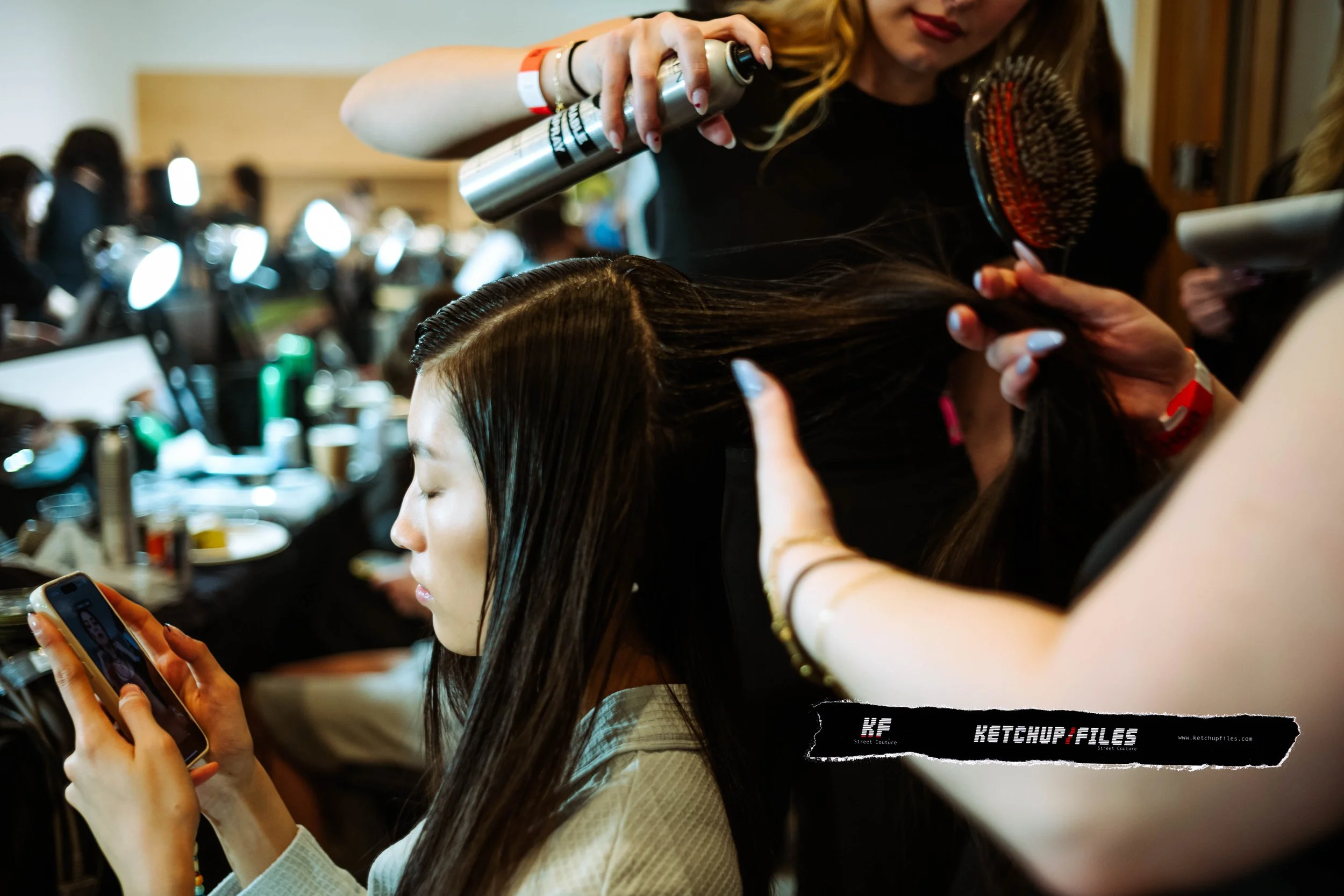 ashlyn fw26 backstage  FW26 New York Fashion Week fall winter 2026 street style images ketchup files photography by felipe espinal controbutor la semana de la moda fashion week21.jpg