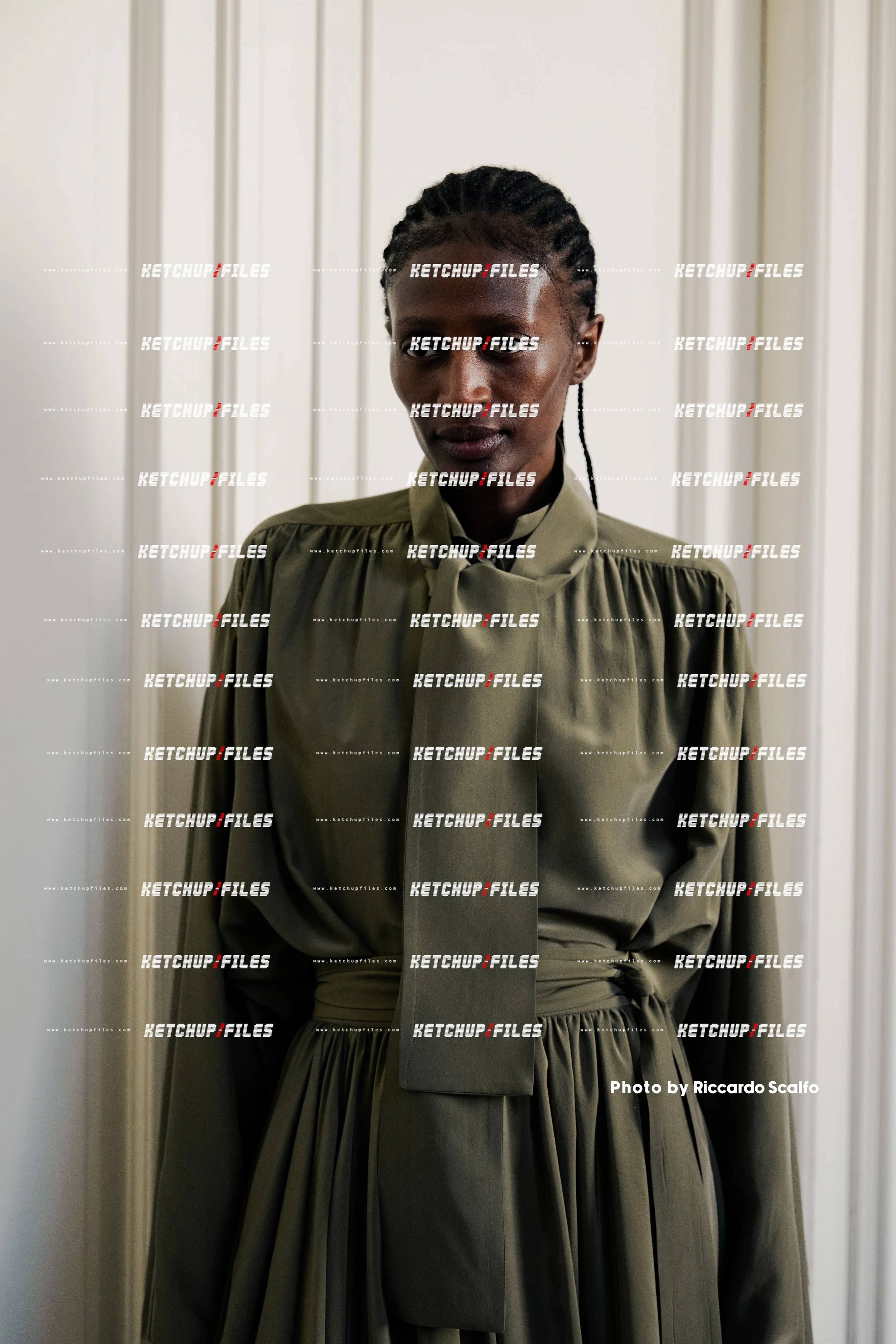 Backstage Photo at the Calcaterra SS26 Milan Fashion Week Show SS26