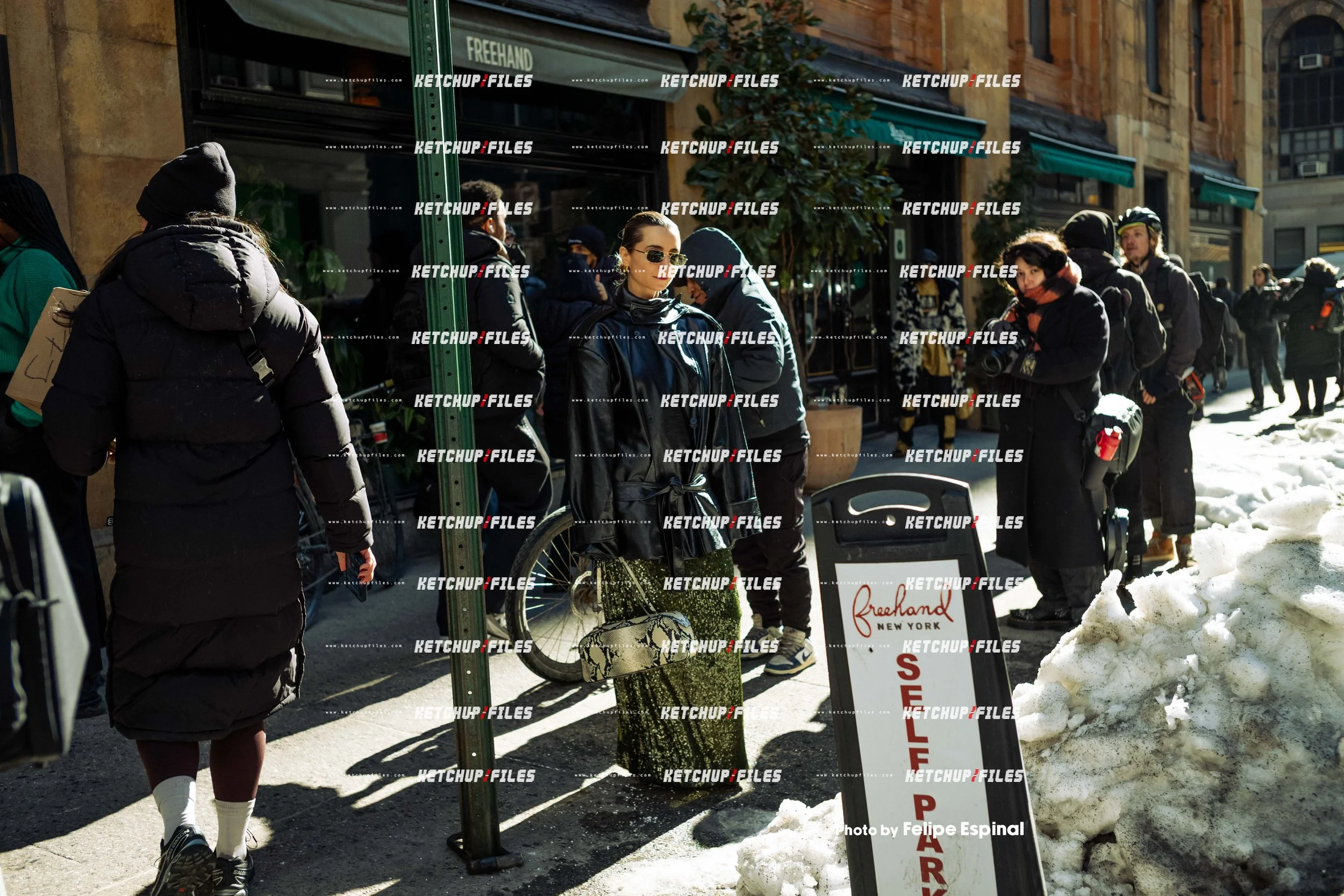 Street Style Photo of Guest at the PatBo FW26 New York Fashion Week Show