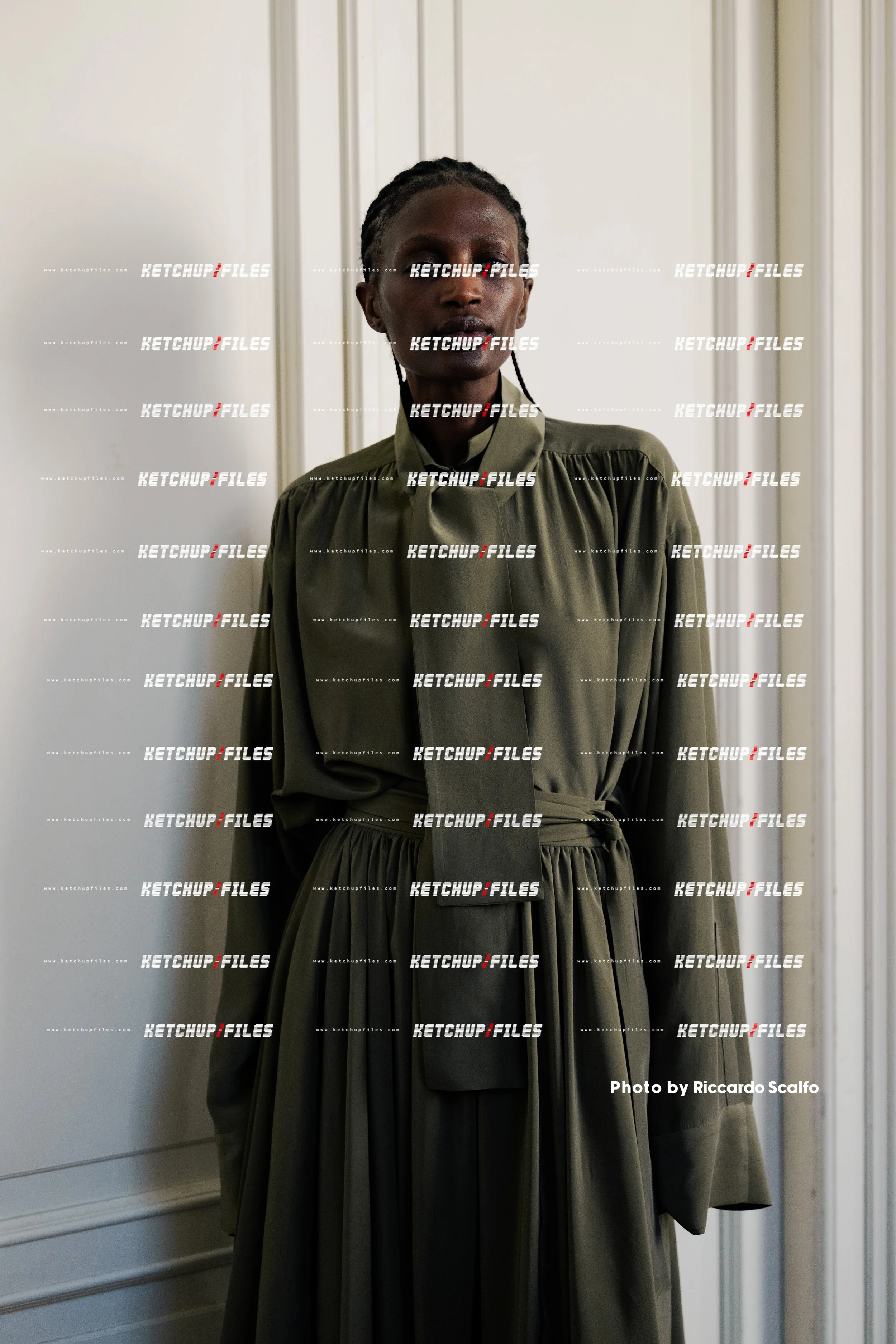 Backstage Photo at the Calcaterra SS26 Milan Fashion Week Show SS26